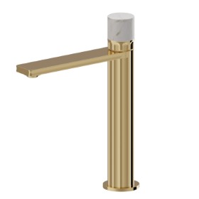 Single lever mixer, medium version for above counter basin - finish PVD Glossy Gold