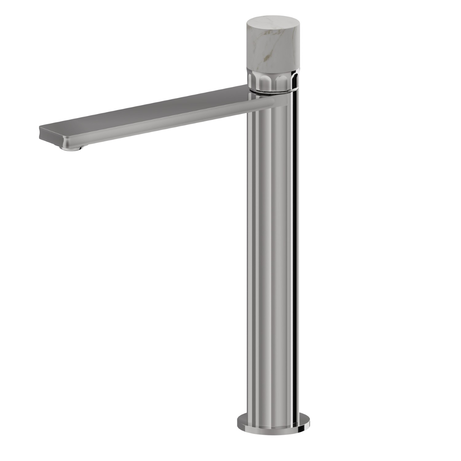 Mitigeur lavabo pour vasque à poser. Version haute - finition Chrome