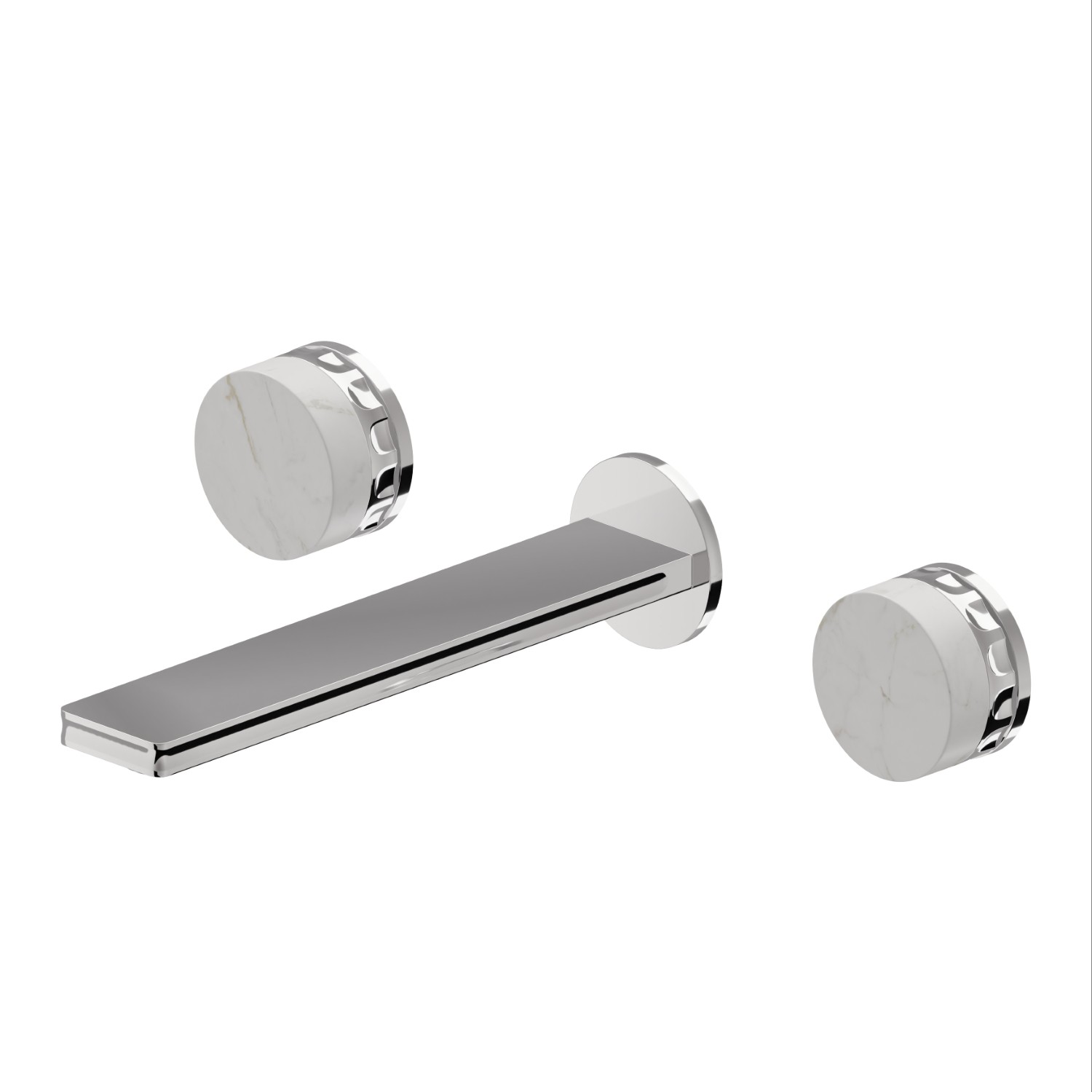 3-hole wall-mounted washbasin group  - finish Chrome