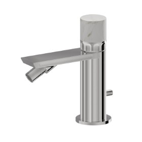 Single lever bidet mixer basin group - finish Chrome