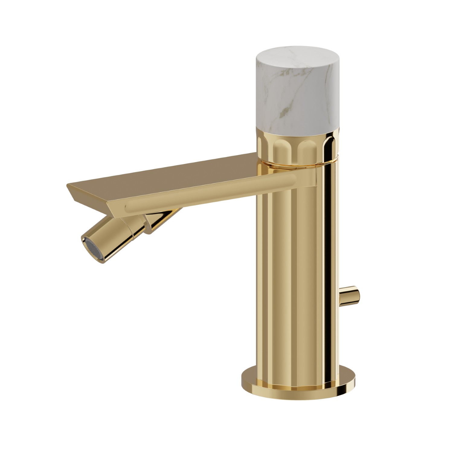 Einhebel-Mischbatterie für Bidet - oberfläche PVD Glossy Gold