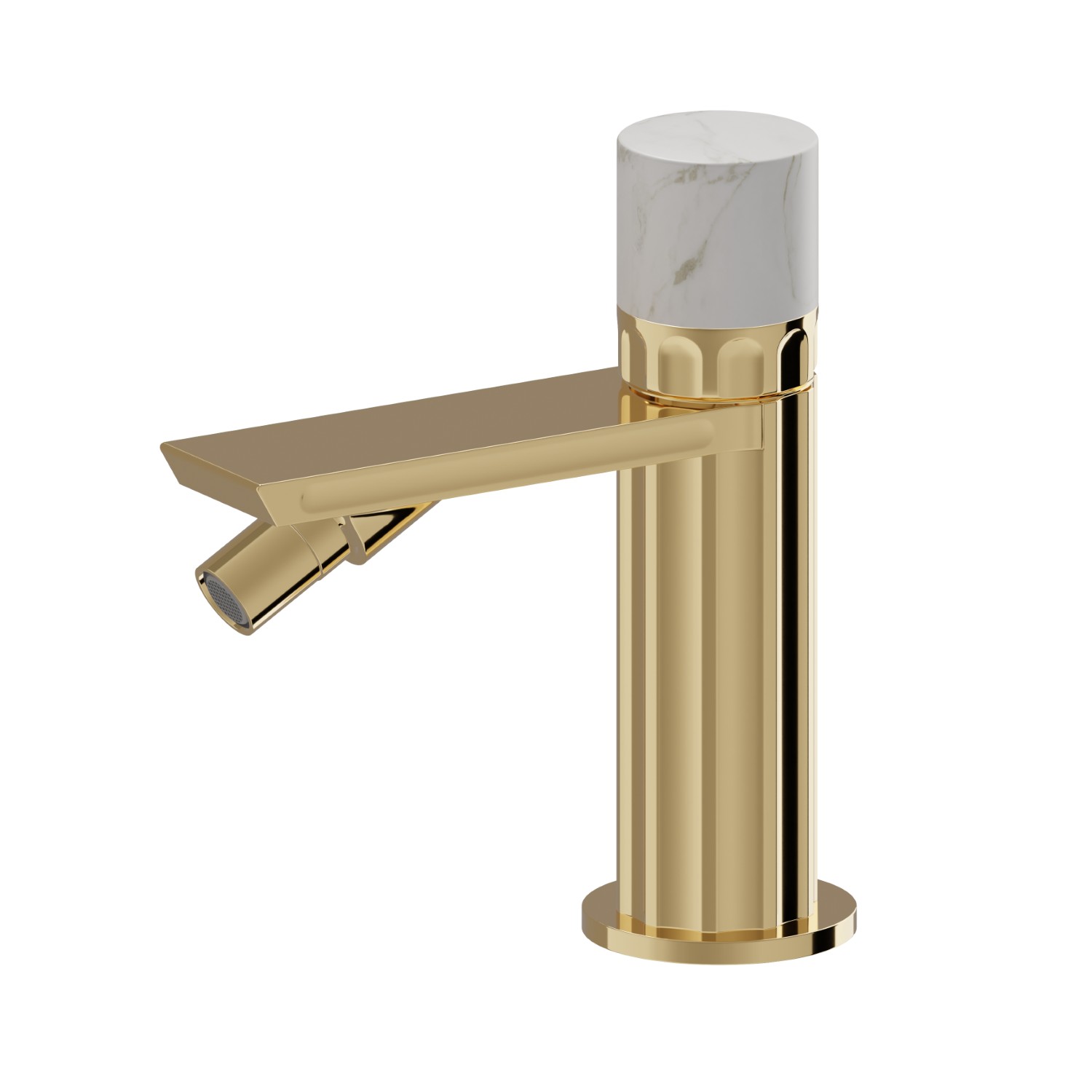 Einhebel-Mischbatterie für Bidet - oberfläche PVD Glossy Gold