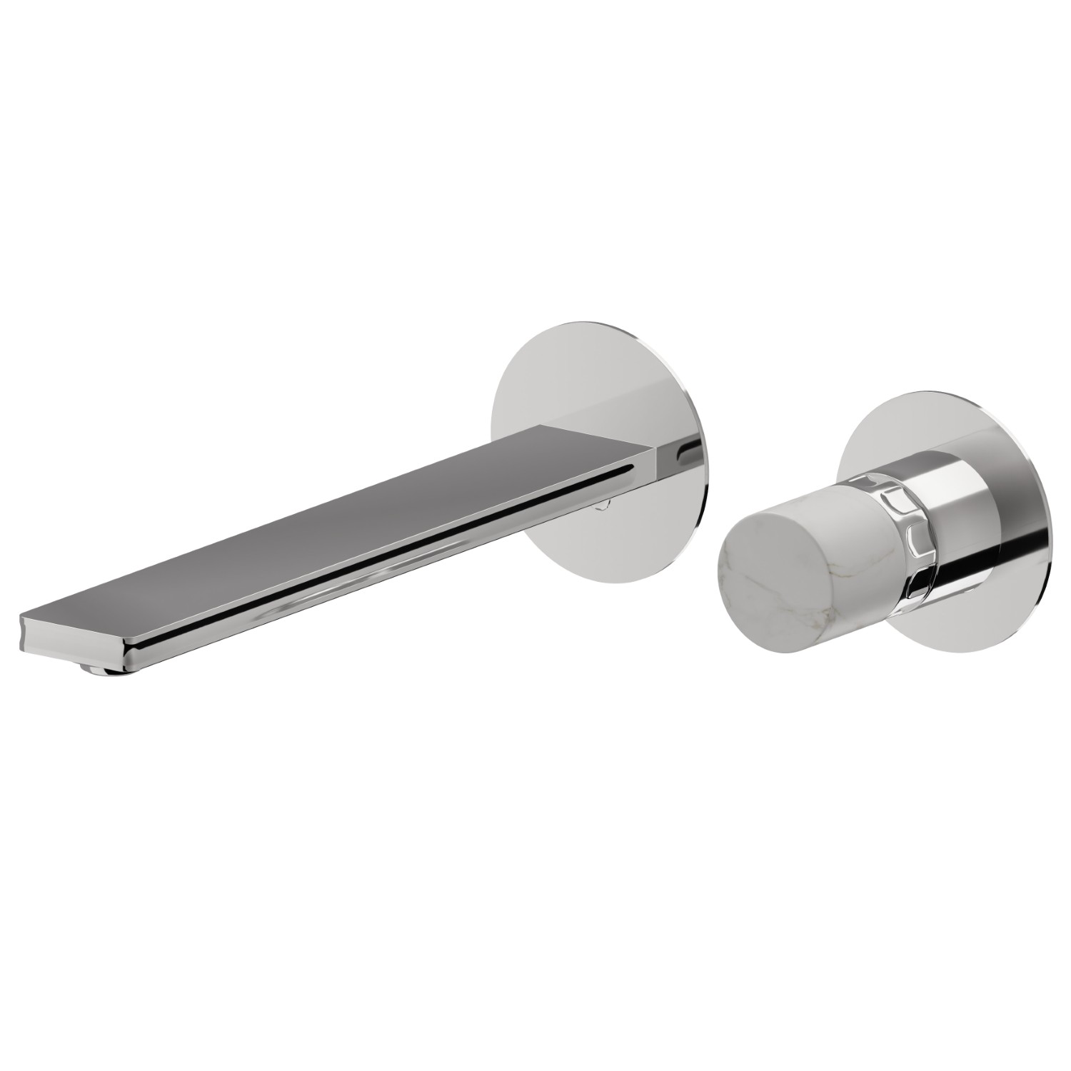 2-hole wall-mounted washbasin group - finish Chrome