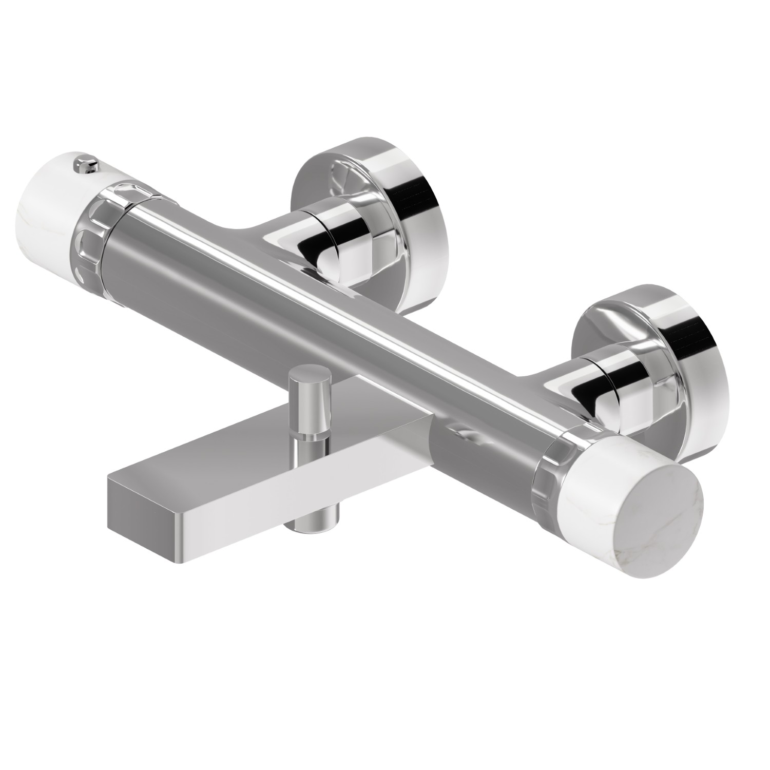 Bath external thermostatic mixer - finish Chrome