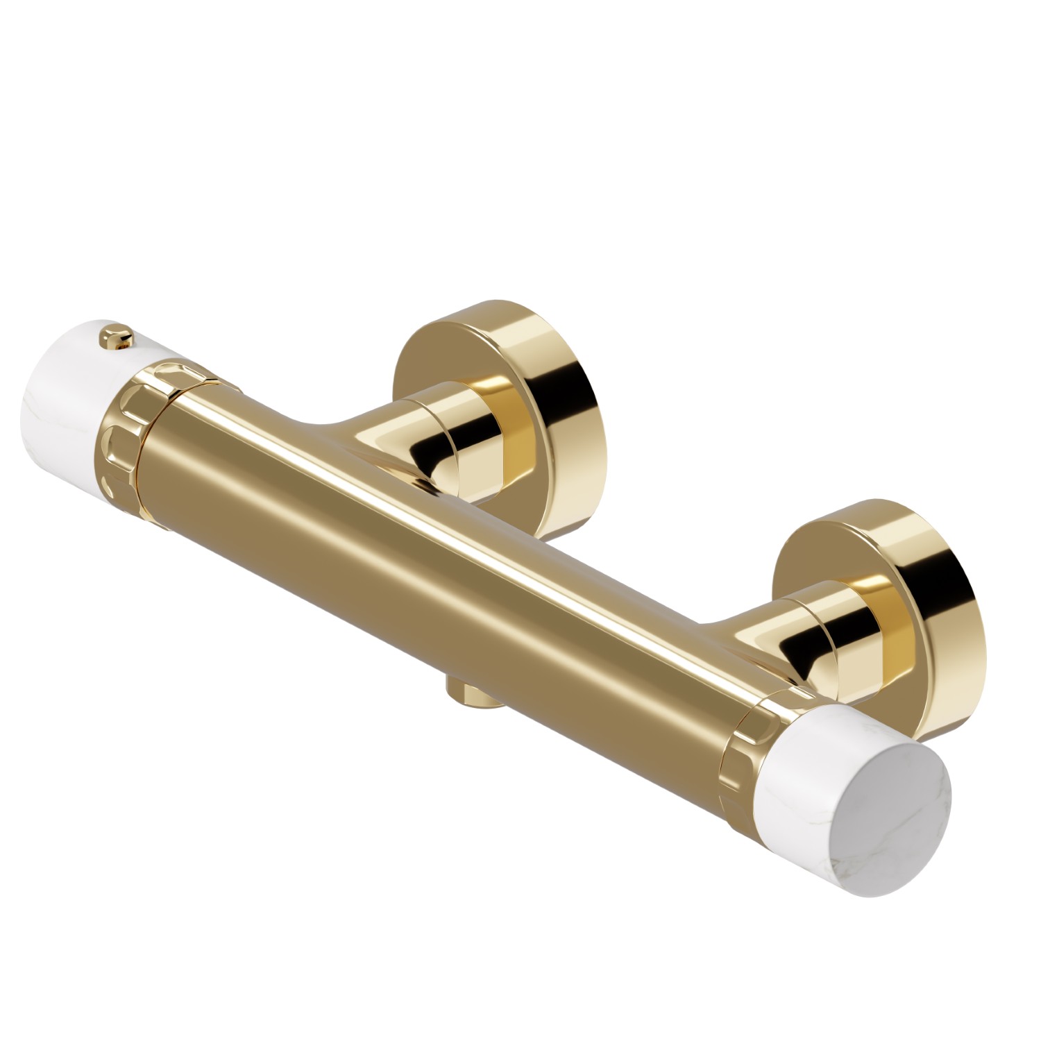 Thermostatische Mischbatterie für Dusche extern - oberfläche PVD Glossy Gold