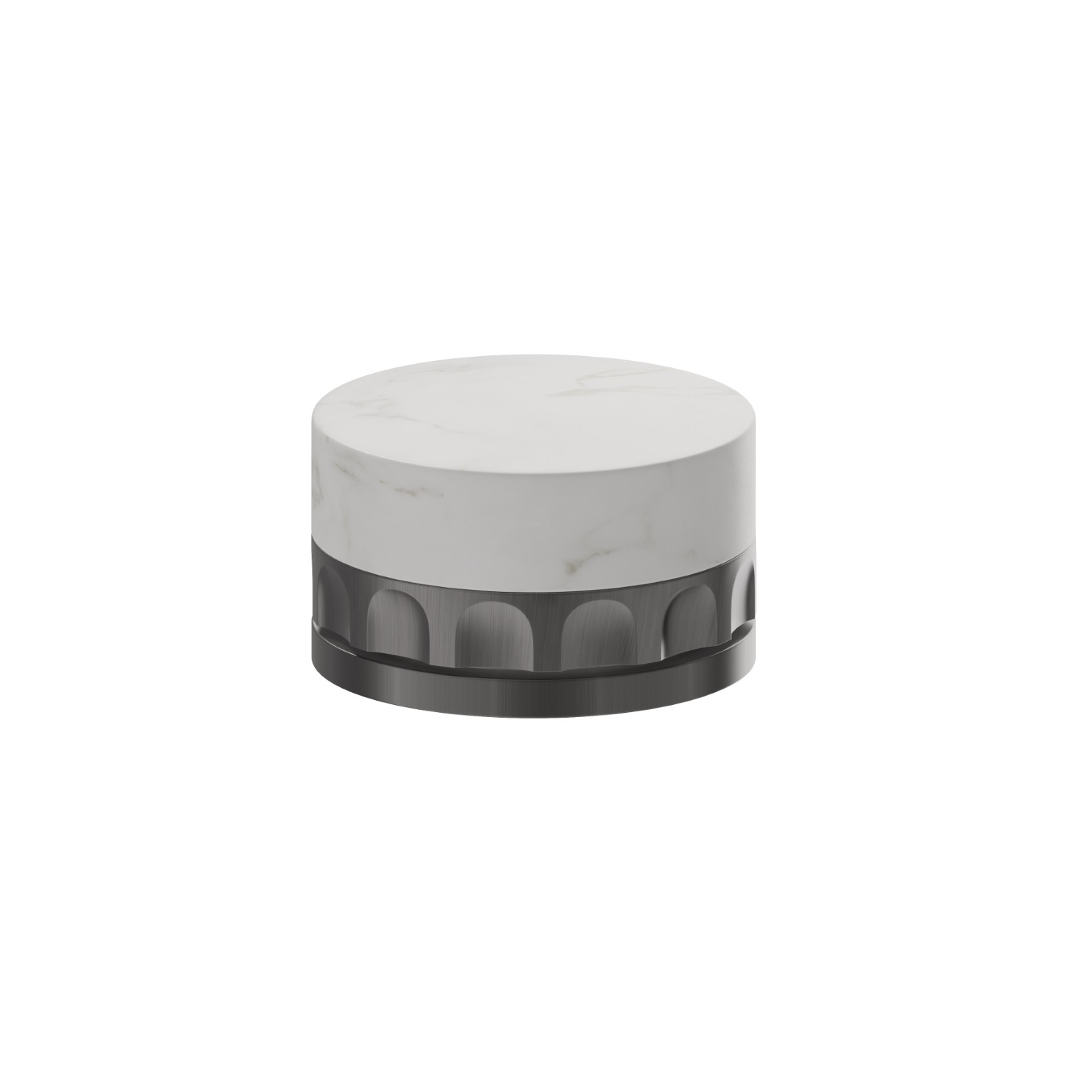 Diverter for deck-mounted set - finish PVD Brushed Gun Metal
