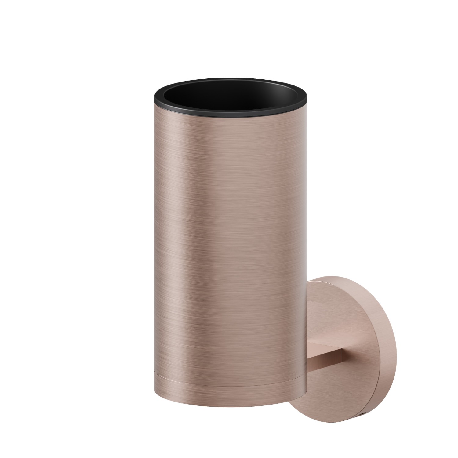 Wall-mounted tumbler holder - finish PVD Brushed Copper Bronze