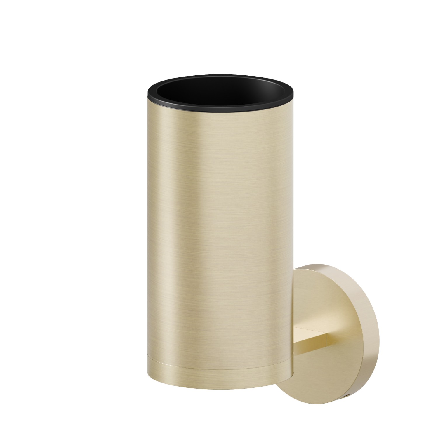 Wall-mounted tumbler holder - finish PVD Brushed Gold