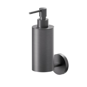 Wall-mounted soap dispenser - finish PVD Brushed Gun Metal