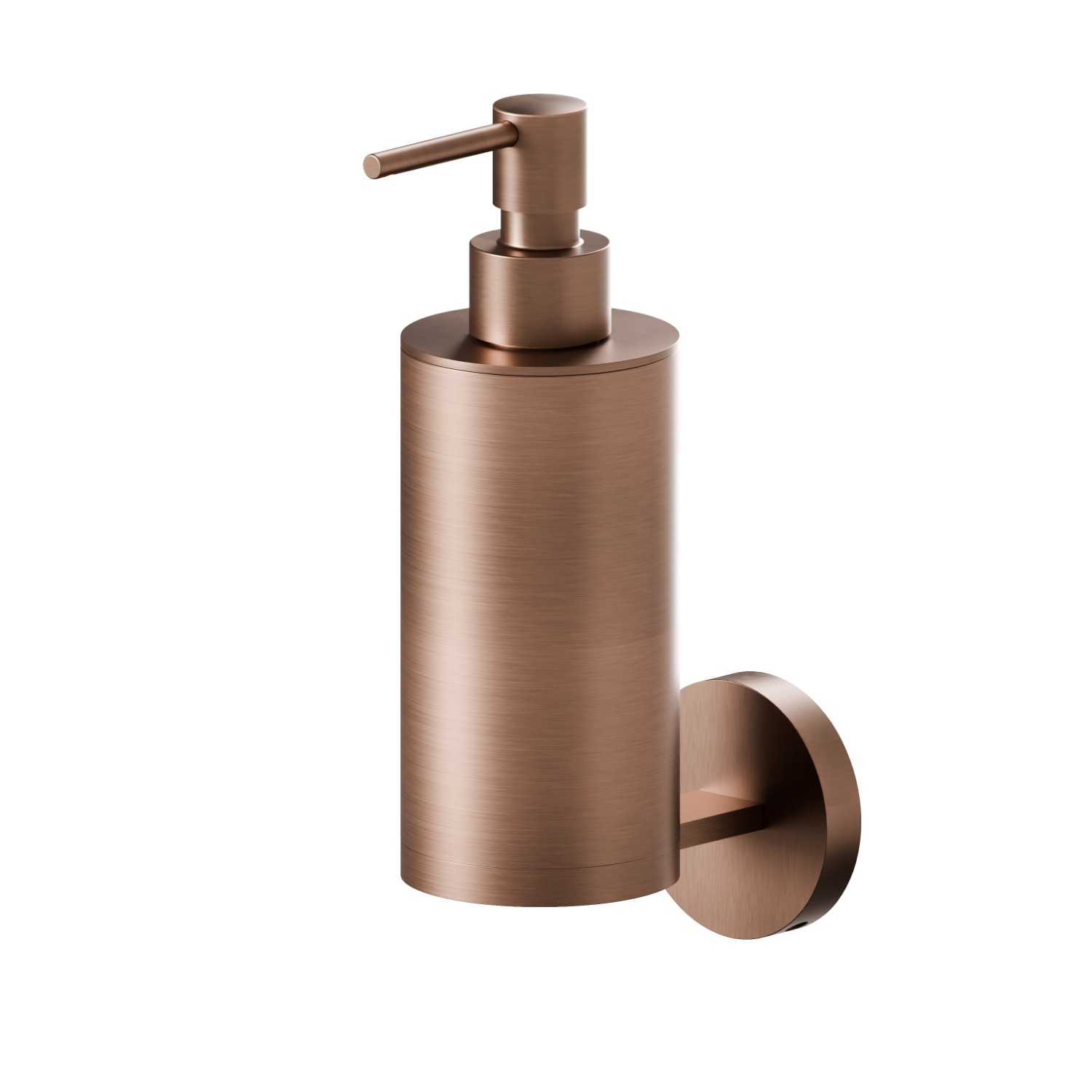 Wall-mounted soap dispenser - finish PVD Brushed Copper Bronze