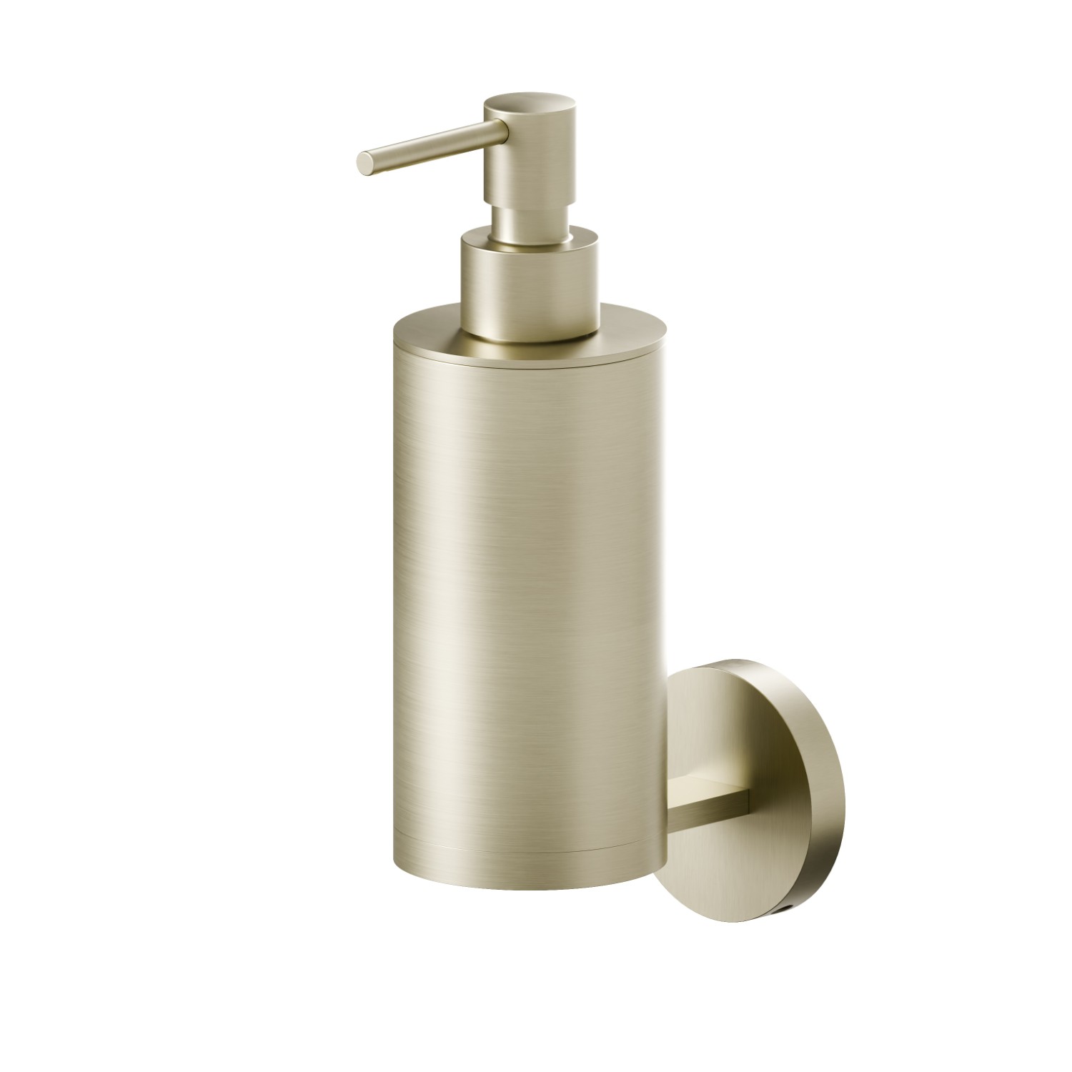 Wall-mounted soap dispenser - finish PVD Brushed Pale Gold