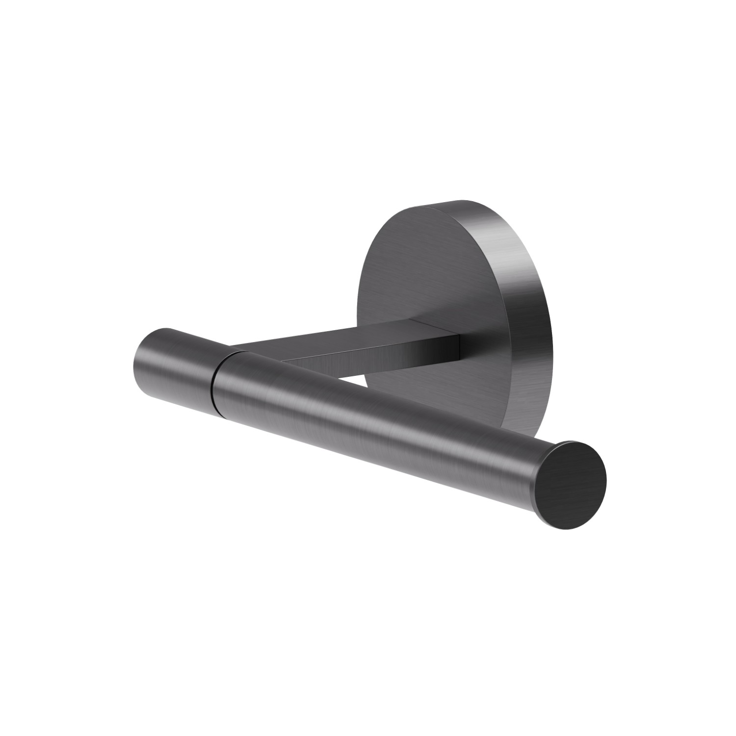 Right-side wall-mounted paper holder - finish PVD Brushed Gun Metal
