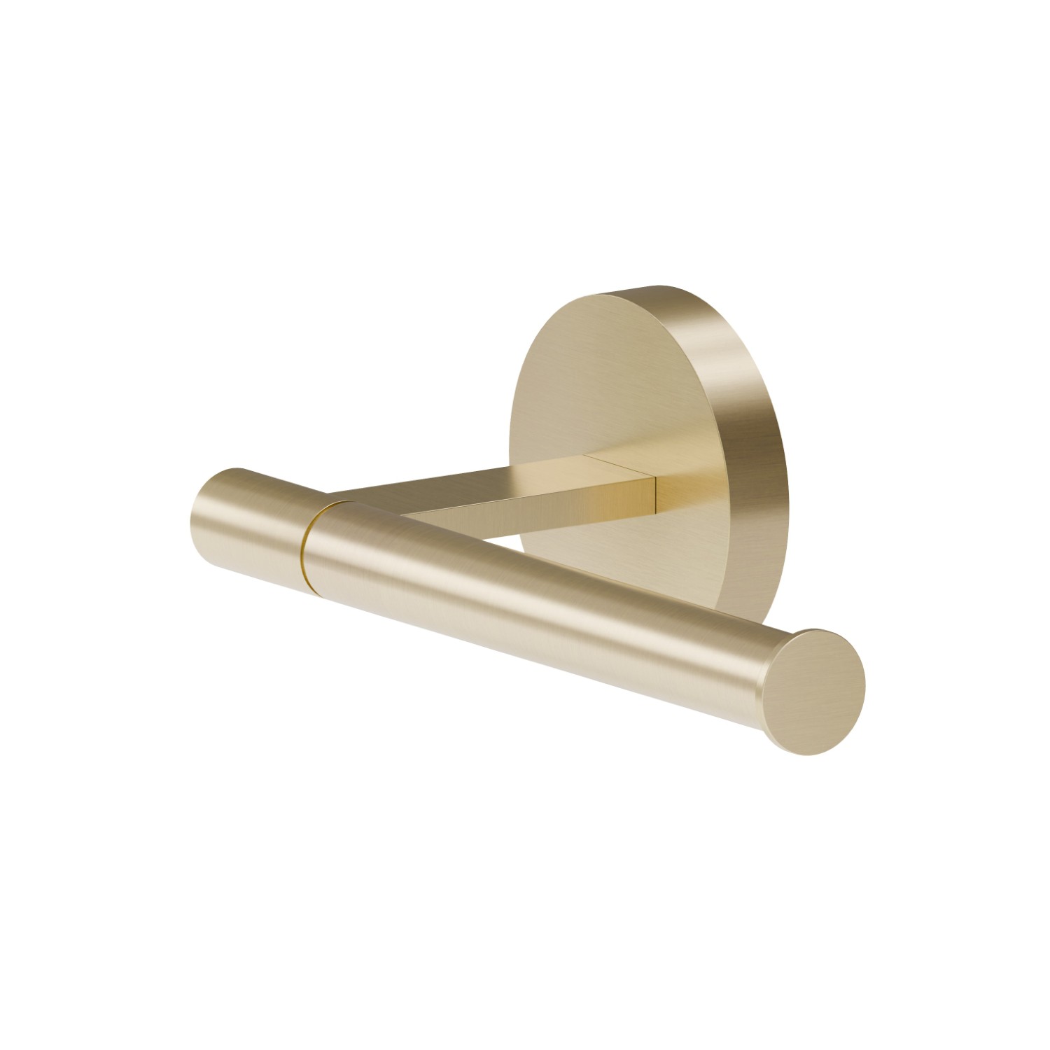 Right-side wall-mounted paper holder - finish PVD Brushed Gold