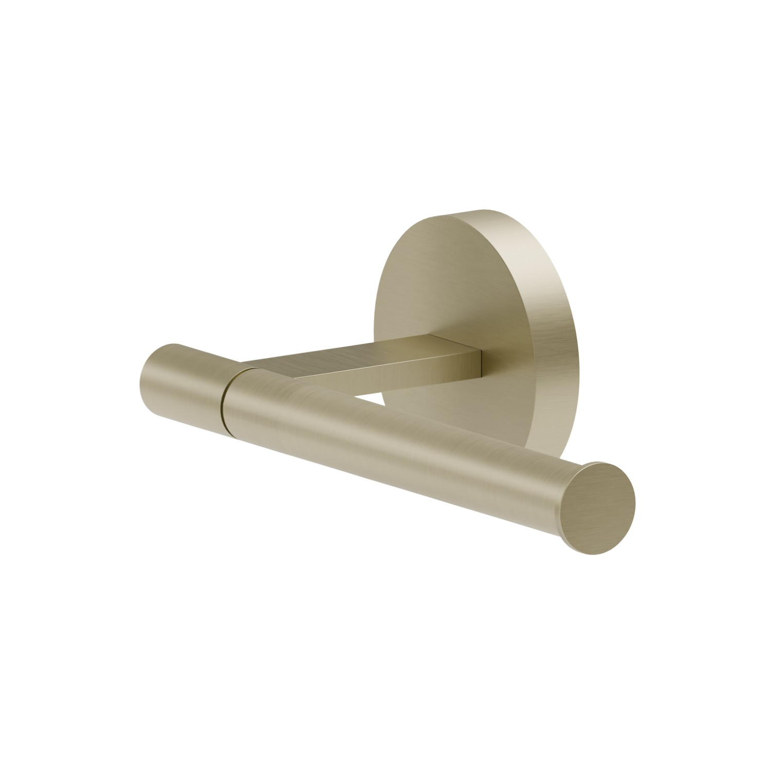 Right-side wall-mounted paper holder - finish PVD Brushed Pale Gold