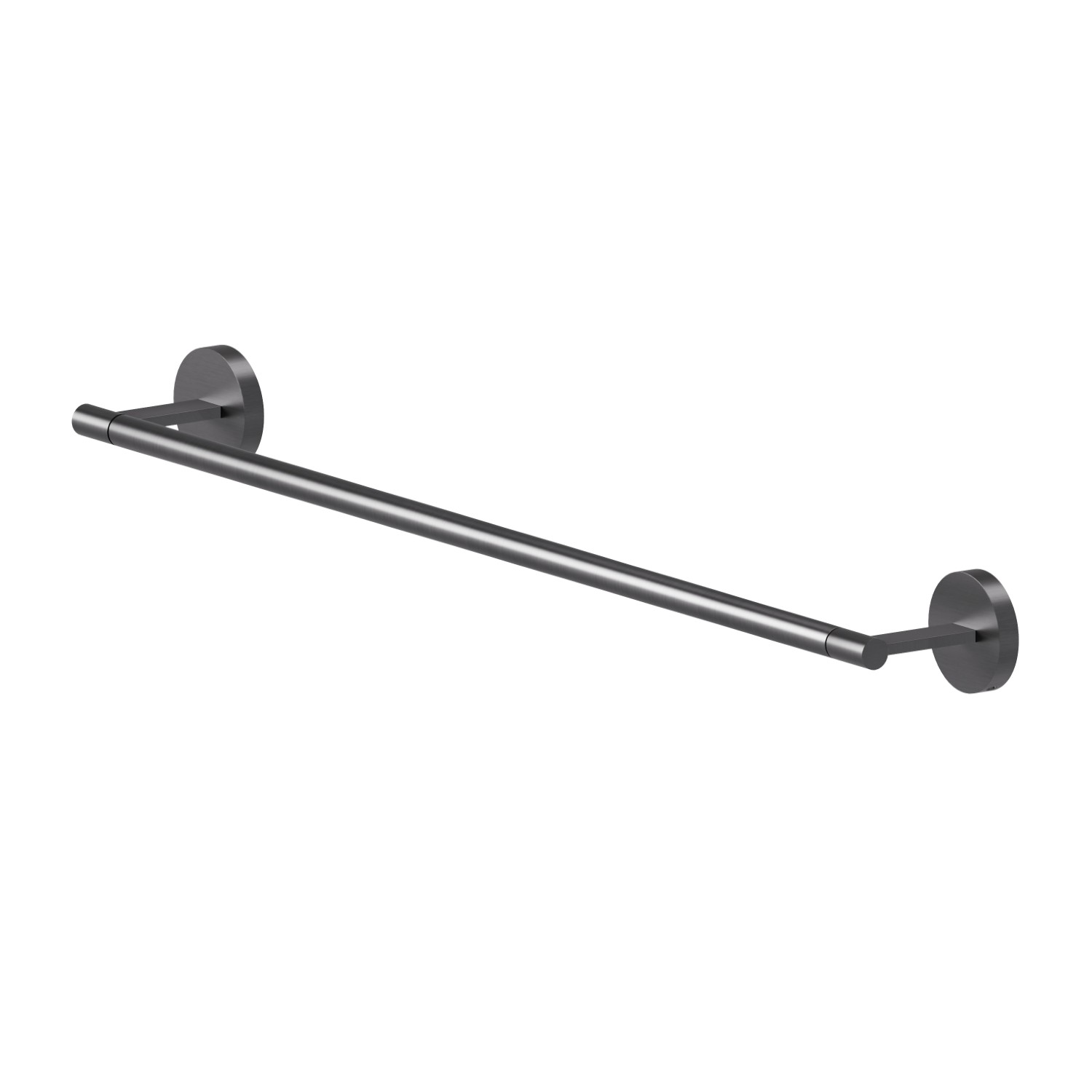 Long towel rail, 60 cm - finish PVD Brushed Gun Metal