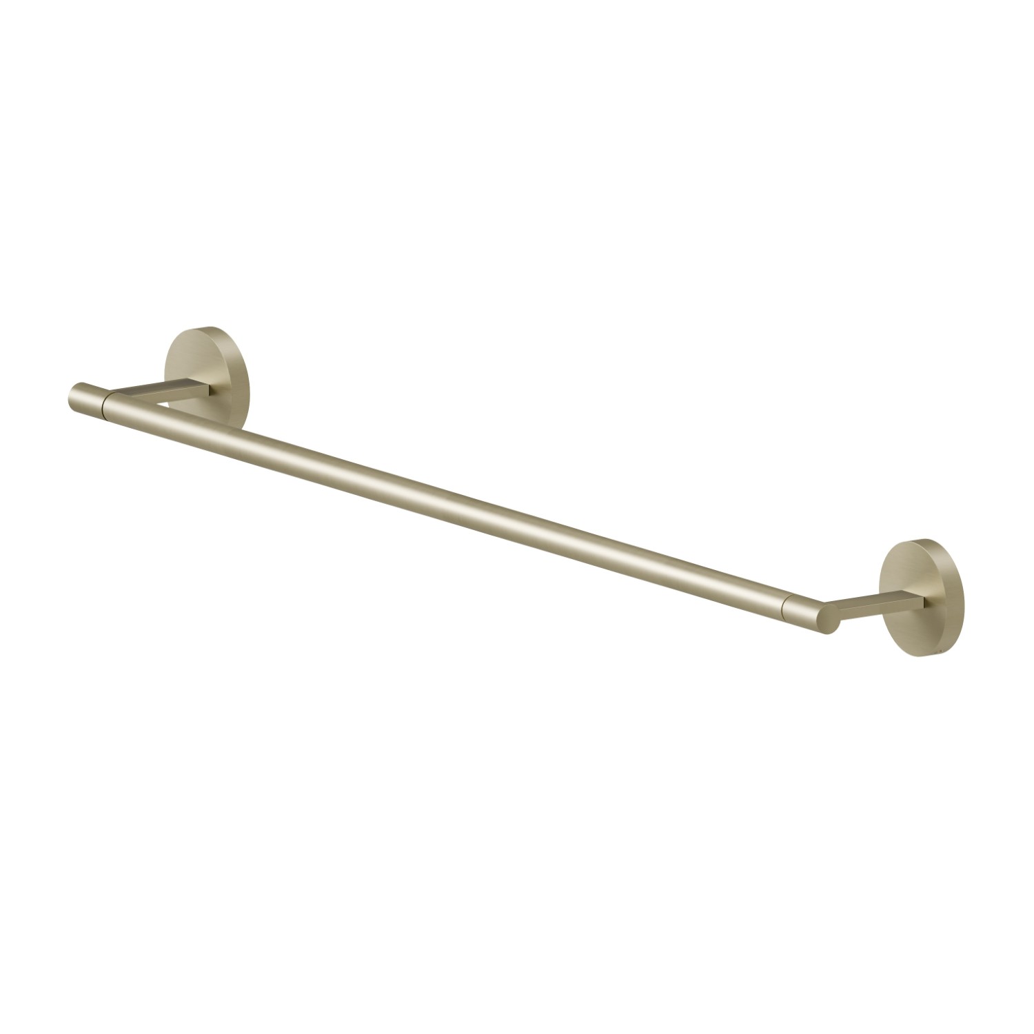 Long towel rail, 60 cm - finish PVD Brushed Pale Gold