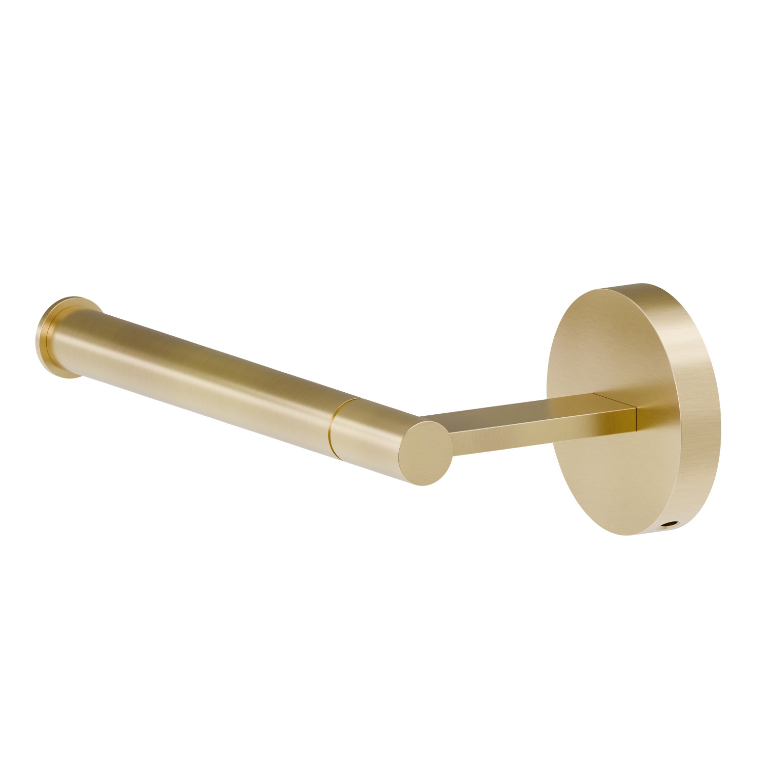 Left-side wall-mounted paper holder - finish PVD Brushed Gold