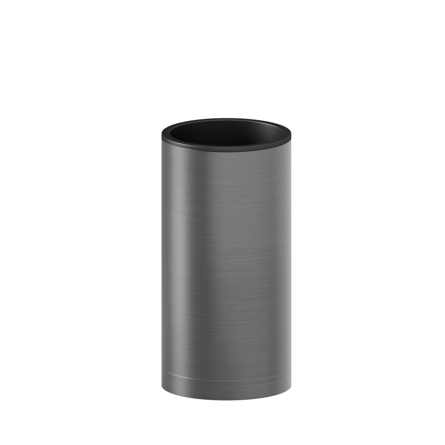 Freestanding tumbler - finish PVD Brushed Gun Metal