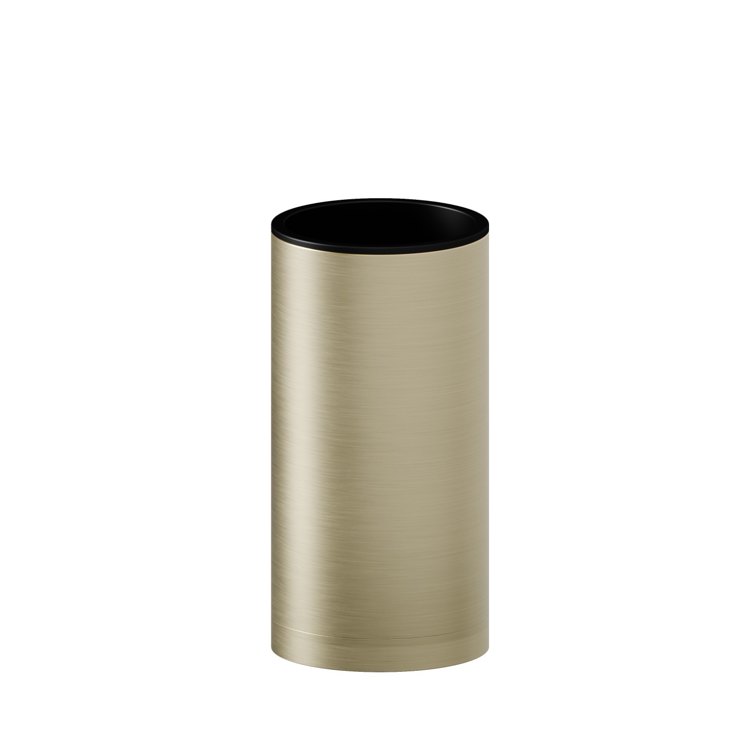 Arbeitsplatte aus Glas - oberfläche PVD  Pale Gold gebürstet