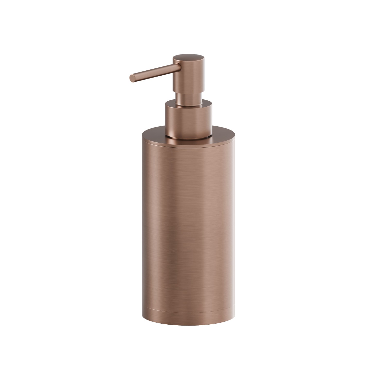 Freestanding soap dispenser - finish PVD Brushed Copper Bronze