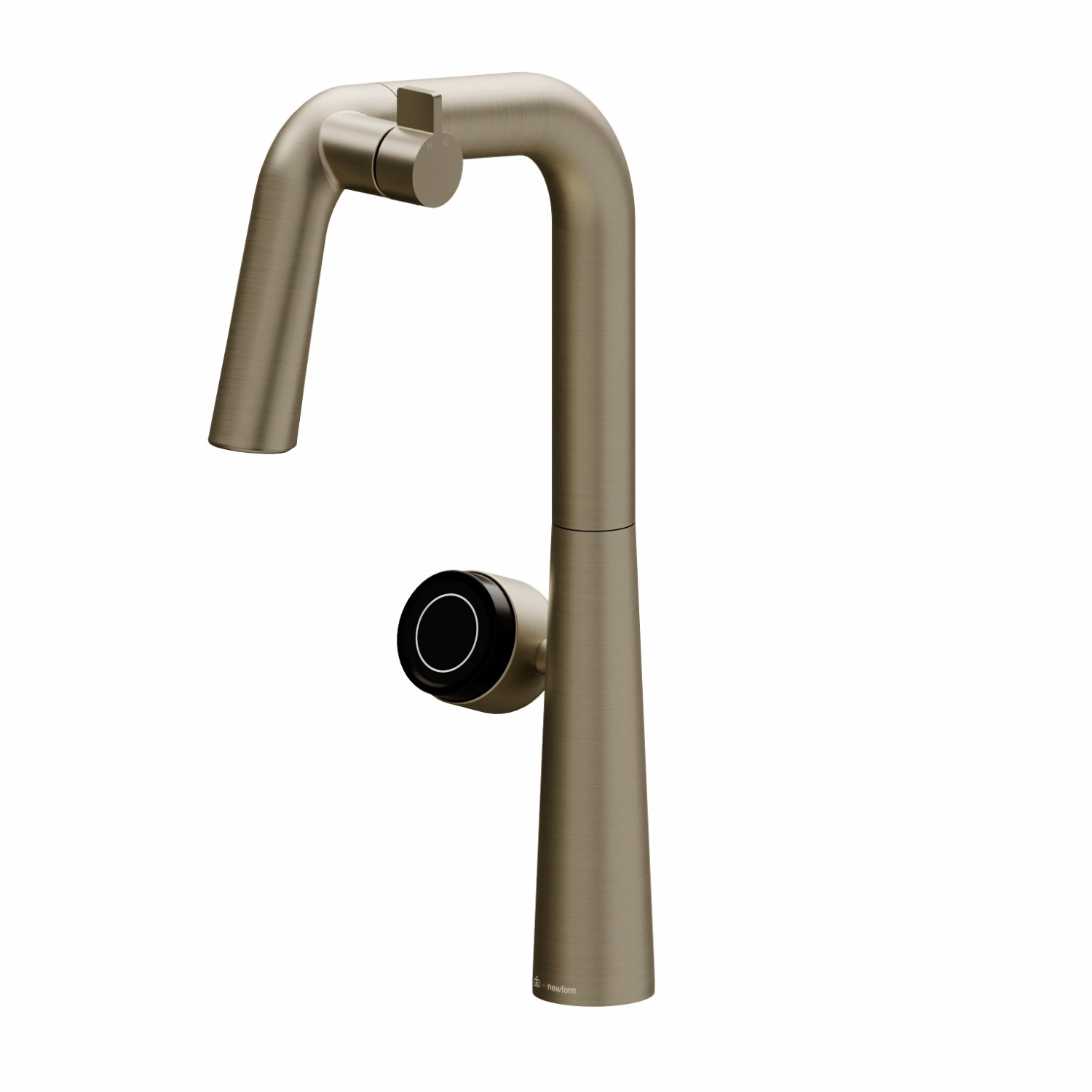 Complete water filtration and cooling system - finish PVD Brushed Pale Gold