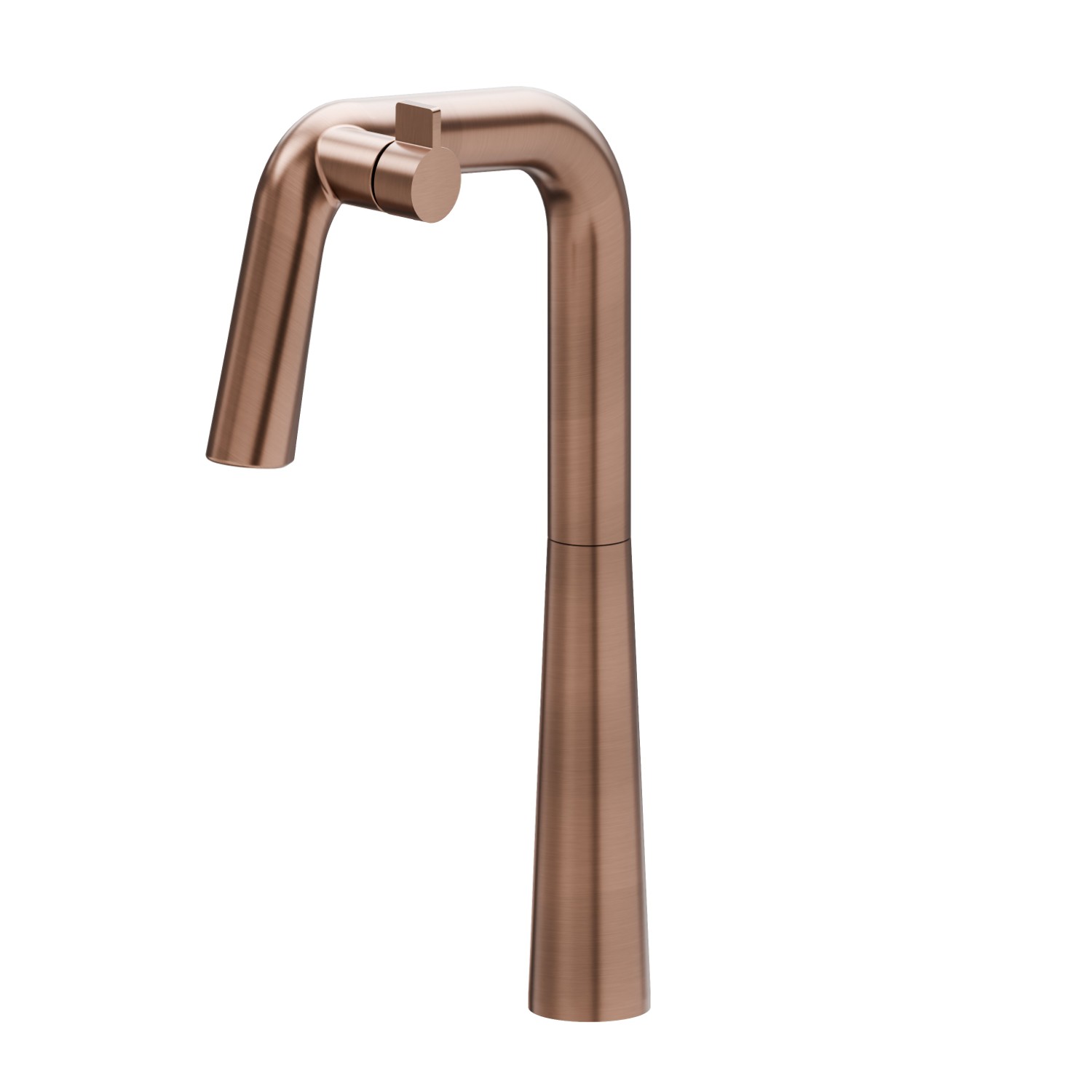 Spültischmischer mit schwenkbarem Auslauf - oberfläche PVD  Copper Bronze gebürstet