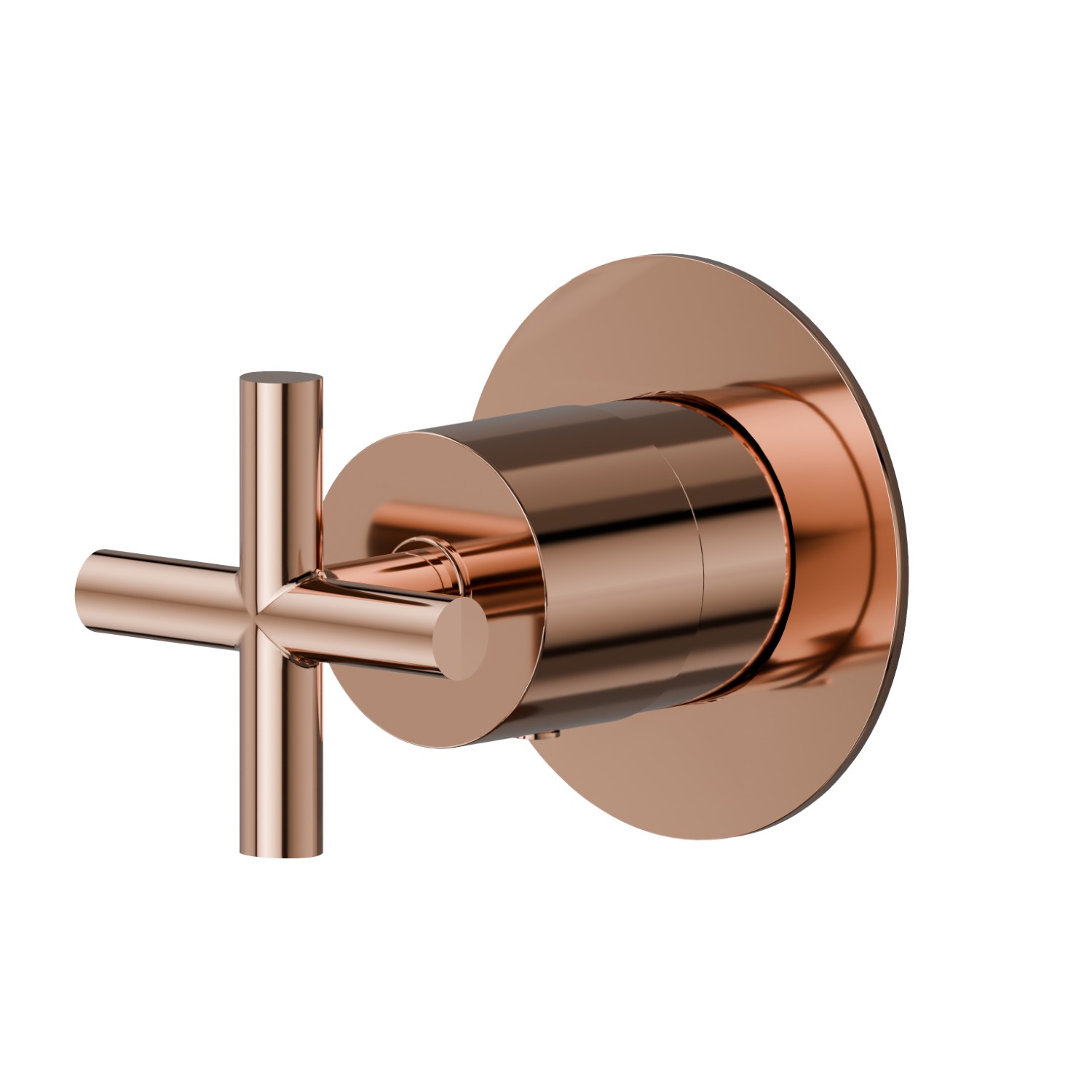 Stop valve. Ø70. External part - finish PVD Copper Bronze