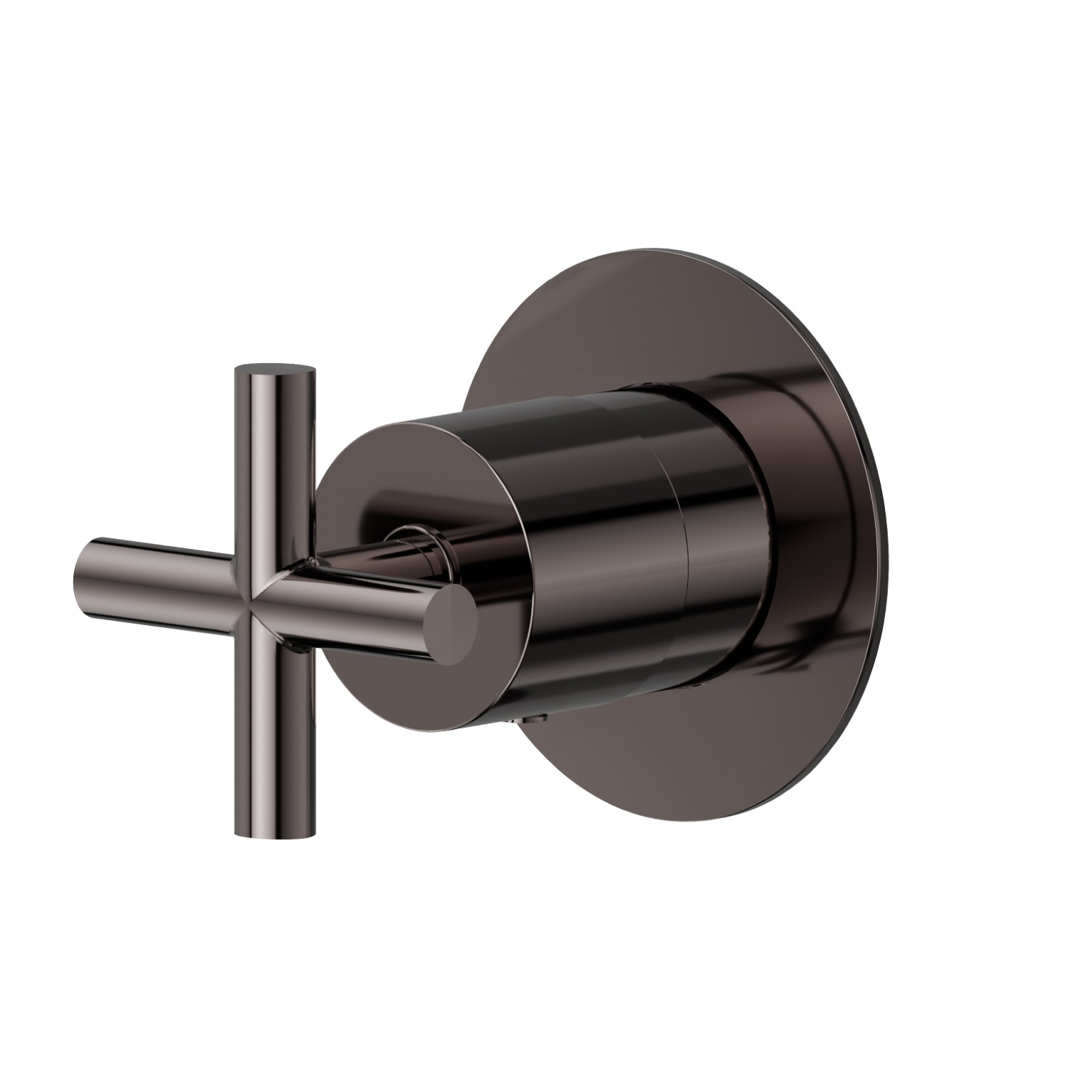 Stop valve. Ø70. External part - finish PVD Gun Metal