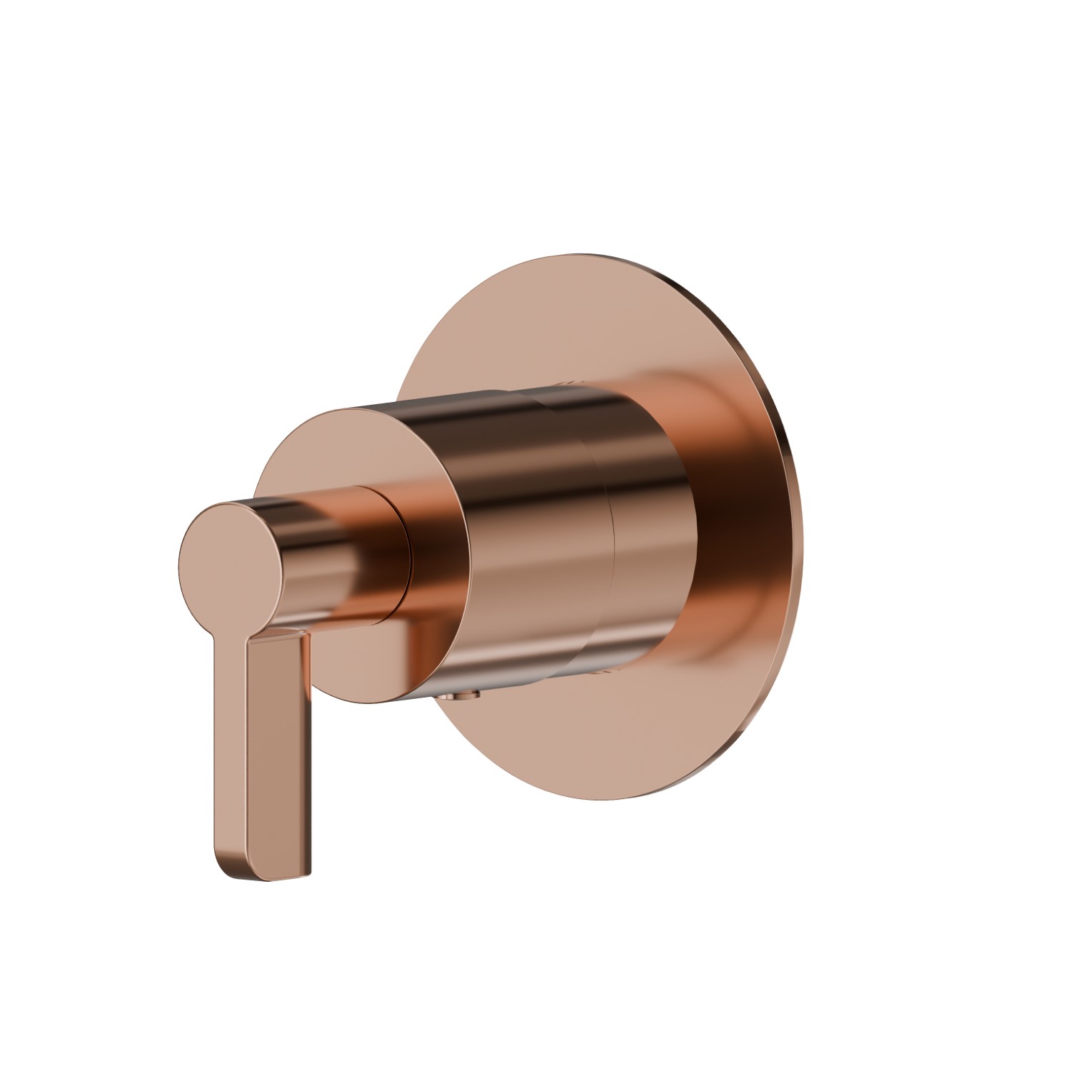 Rubinetto d’arresto. Parte esterna. Ø70.  - finitura PVD Copper Bronze