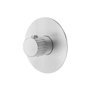 Thermostatic concealed mixer - finish Stainless Steel