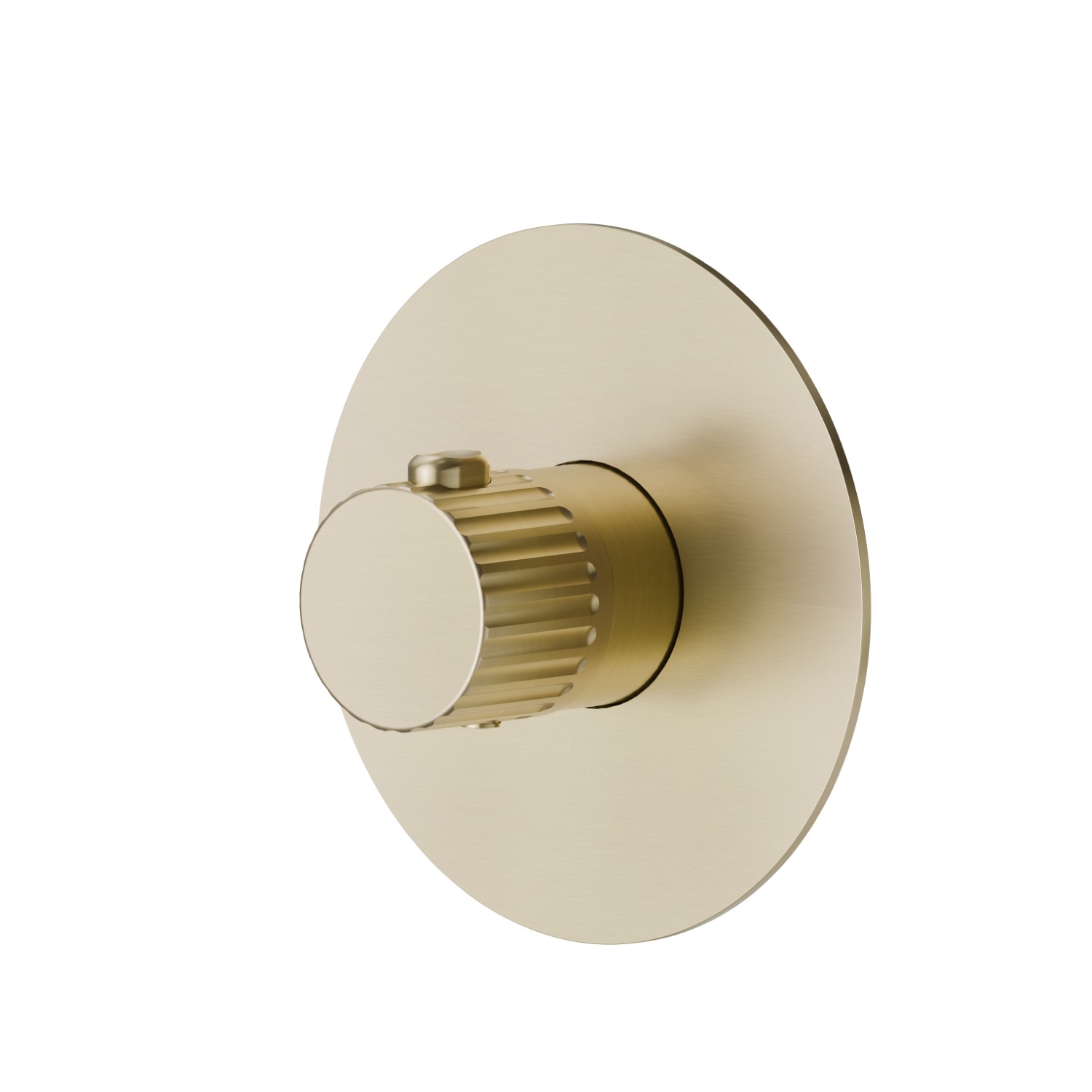 Mitigeur thermostatique à encastrer - finition PVD Brushed Pale Gold