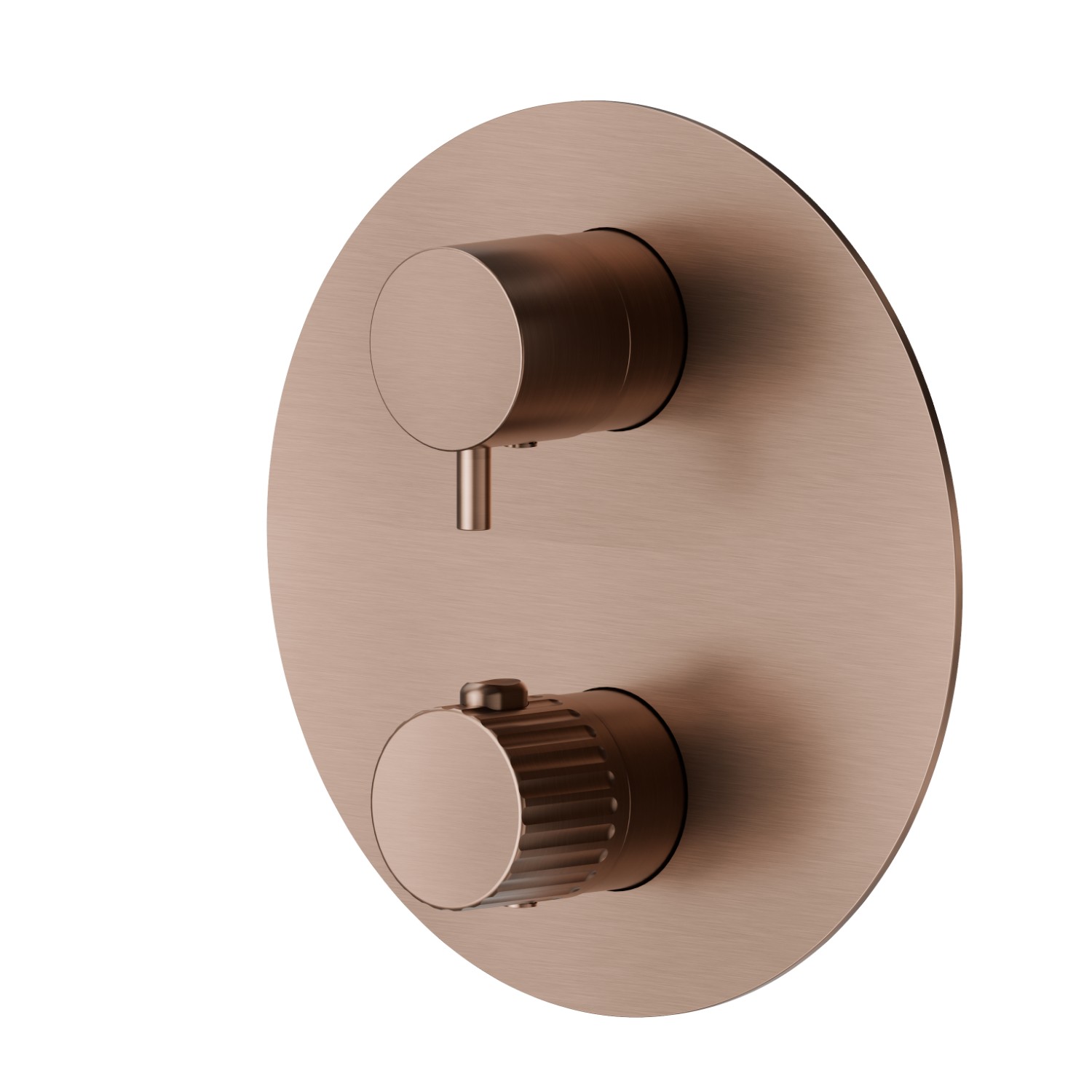 Concealed thermostatic mixer - finish PVD Brushed Copper Bronze