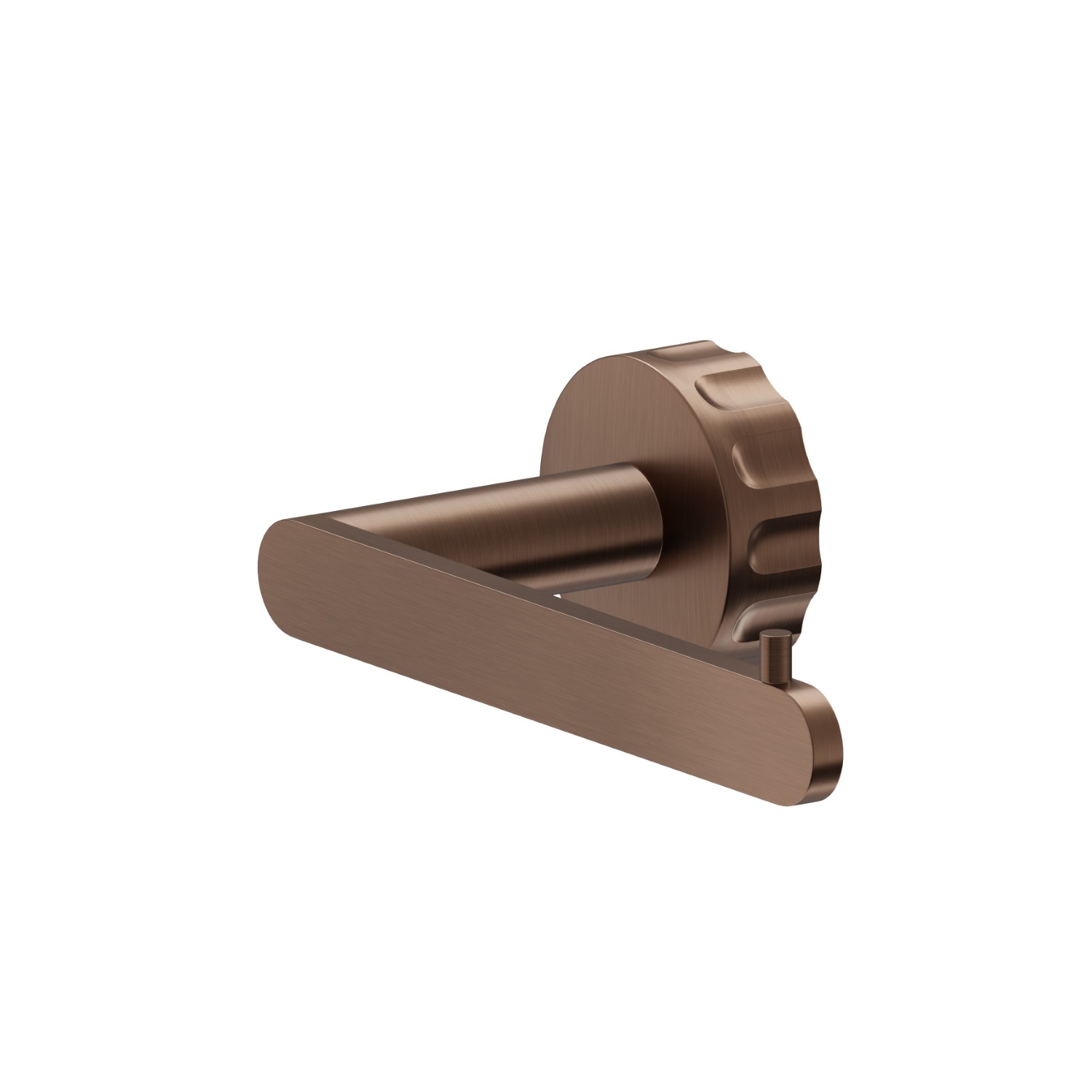 Rechter Toilettenpapierhalter zur Wandmontage - oberfläche PVD  Copper Bronze gebürstet