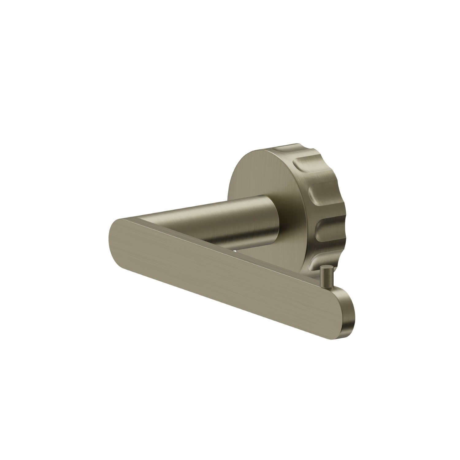 Porta rotolo a muro versione destra - finitura PVD Brushed Pale Gold