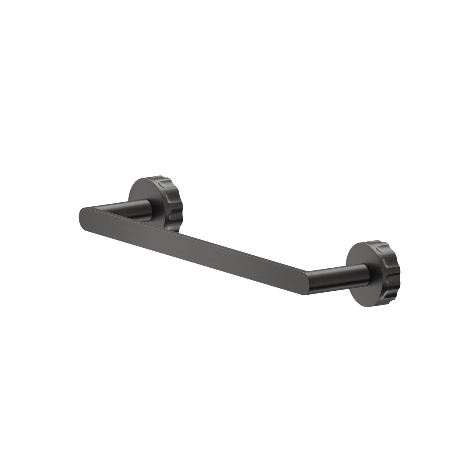  Porta salvietta corto, 30 cm - finitura PVD Brushed Gun Metal