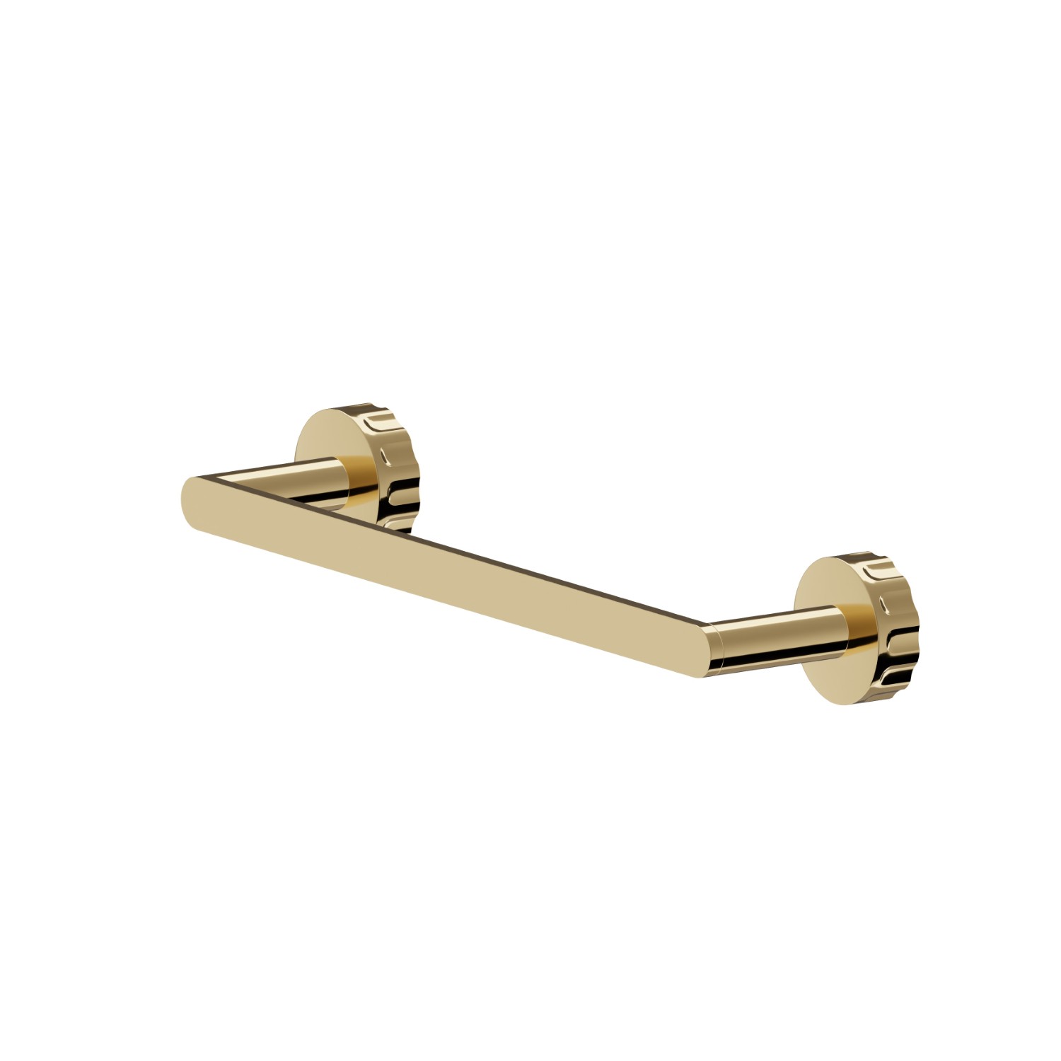  Porta salvietta corto, 30 cm - finitura PVD Glossy Gold