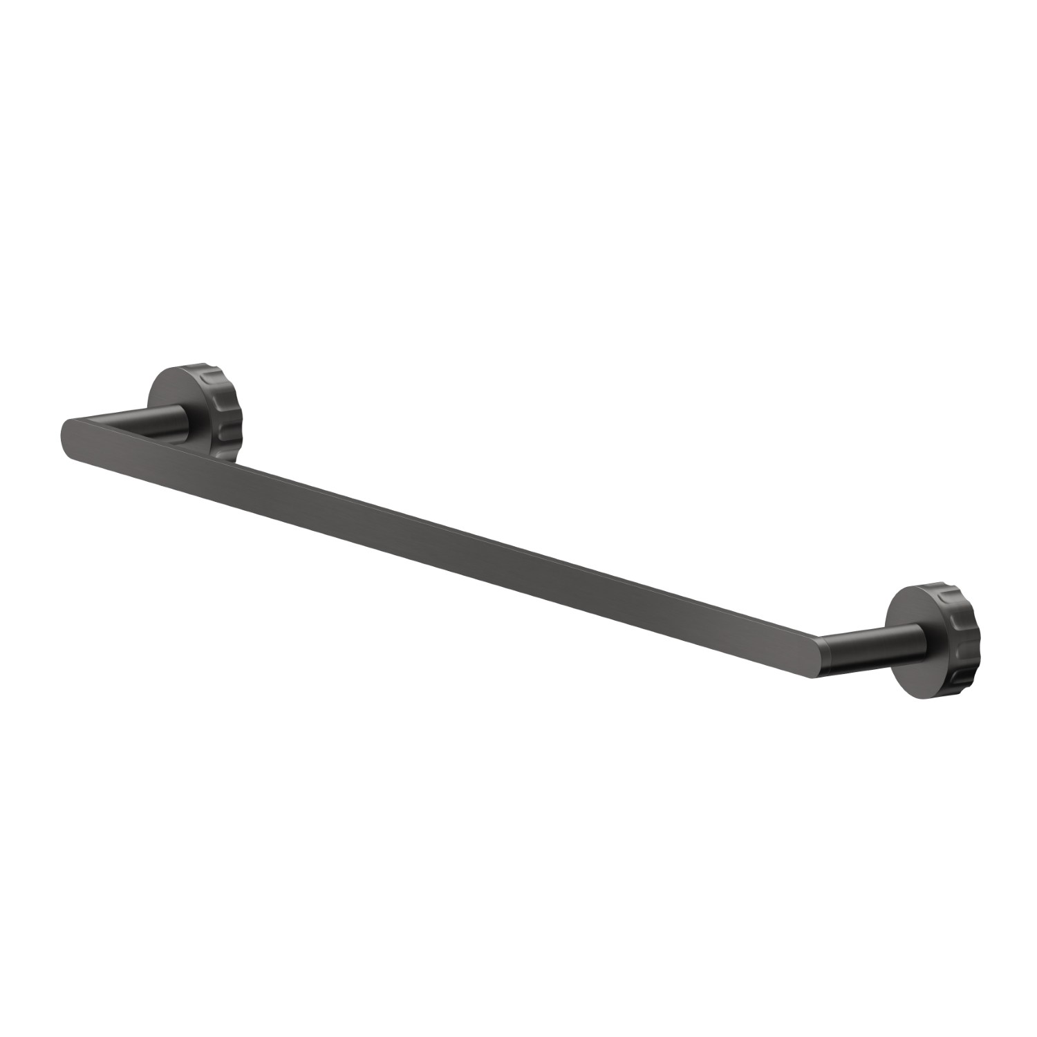 Long towel rail, 60 cm - finish PVD Brushed Gun Metal