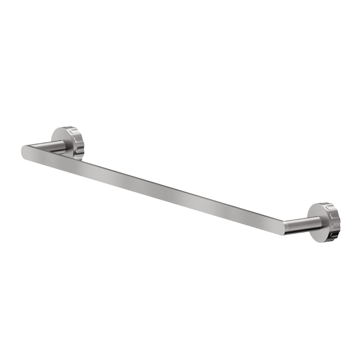 Long towel rail, 60 cm - finish PVD Brushed steel