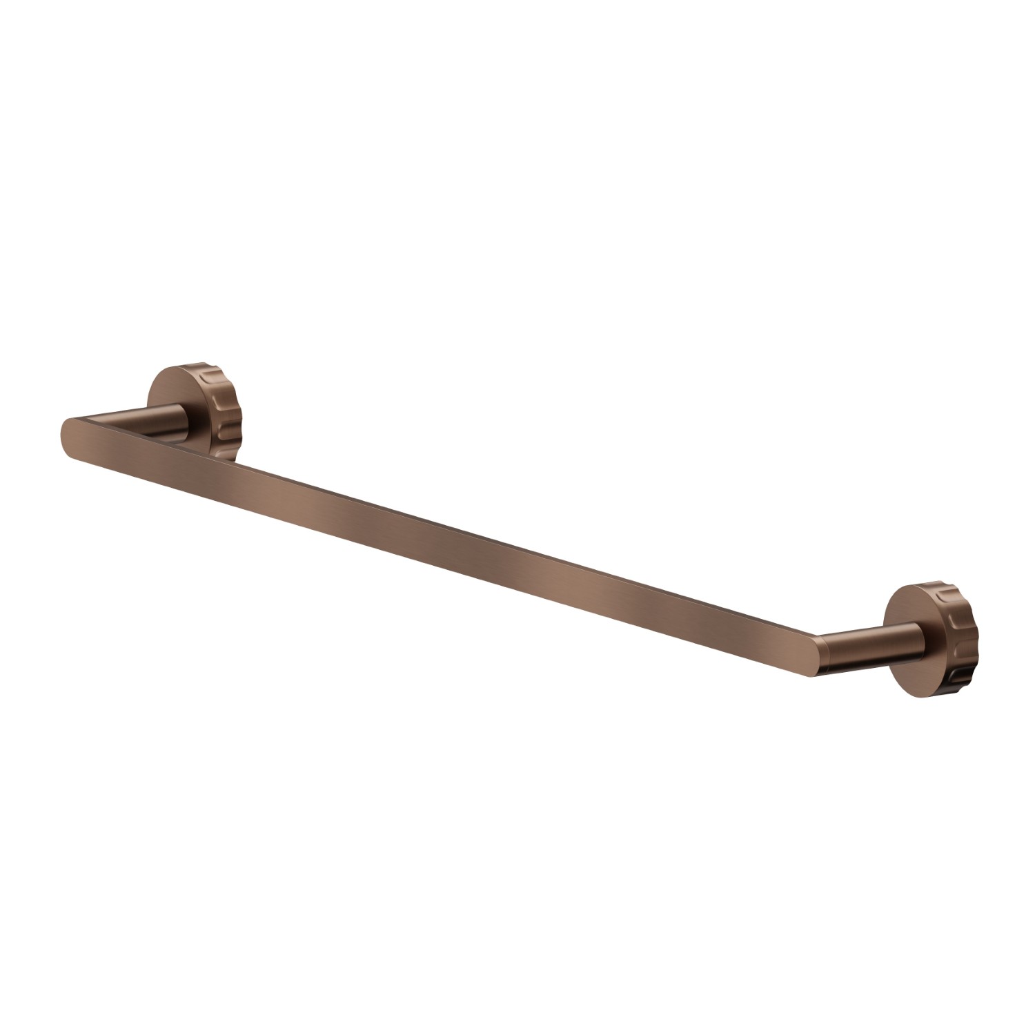 Long towel rail, 60 cm - finish PVD Brushed Copper Bronze