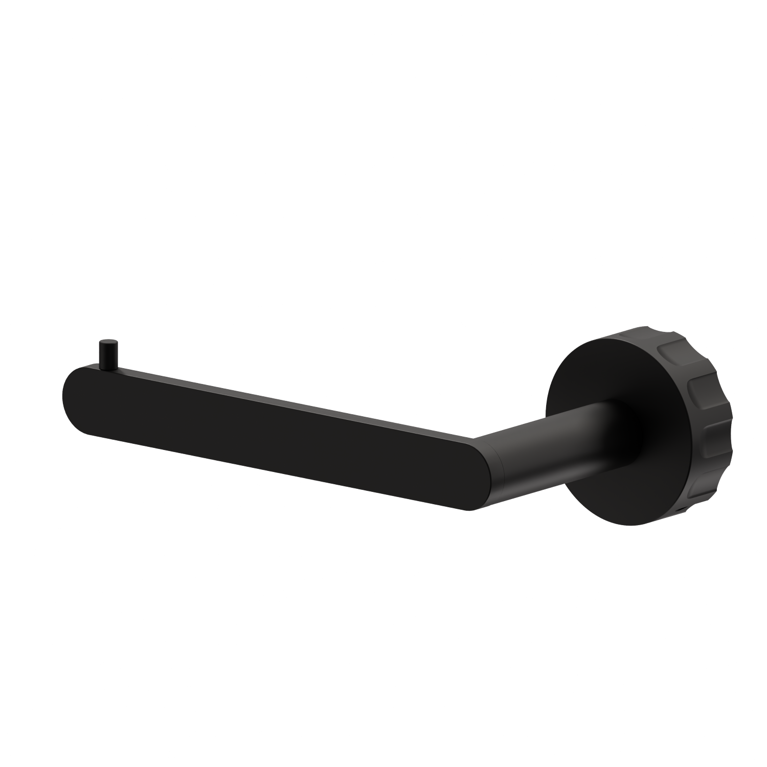 Left-side wall-mounted paper holder - finish Matt Black