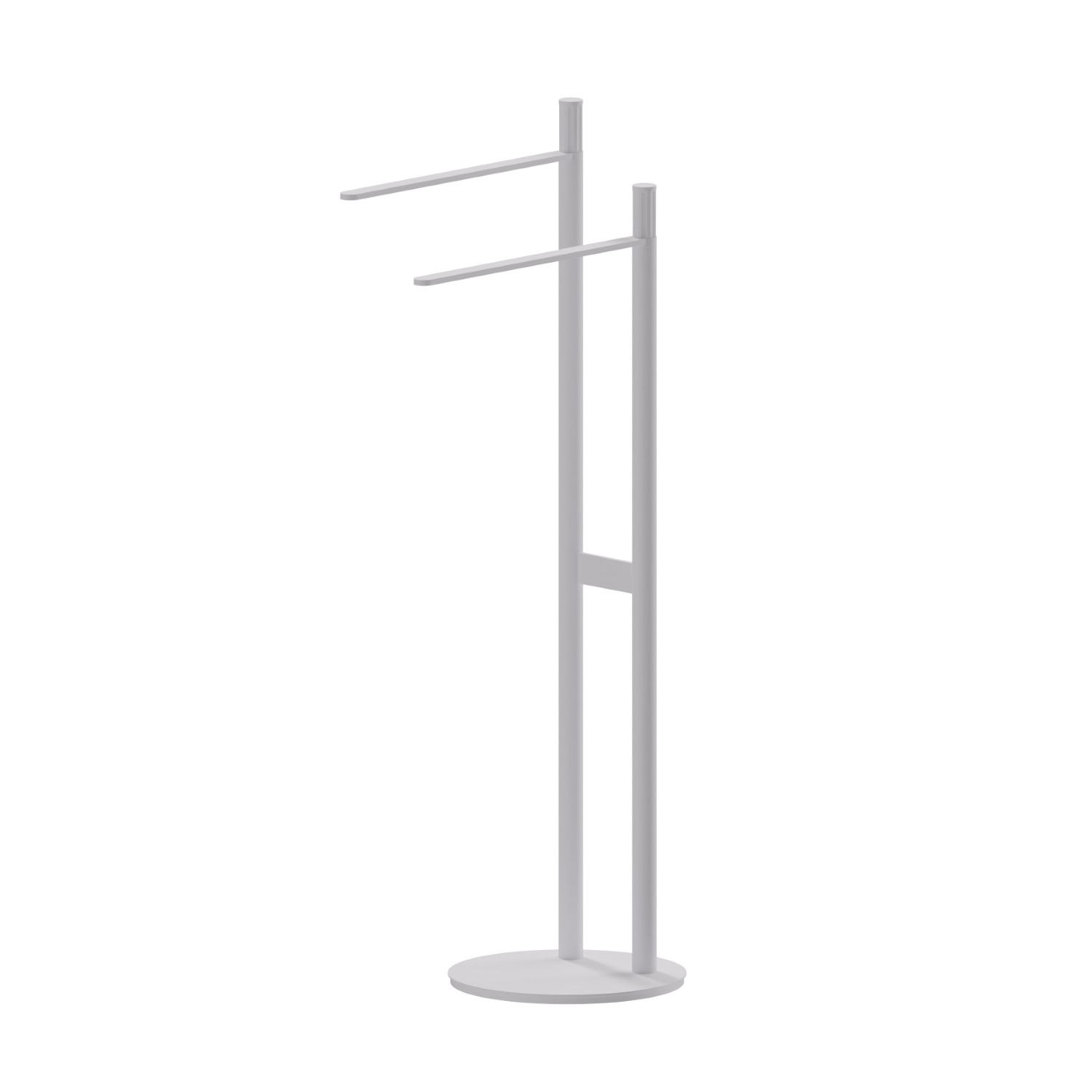 Porte-serviettes sur pied - finition Matt White