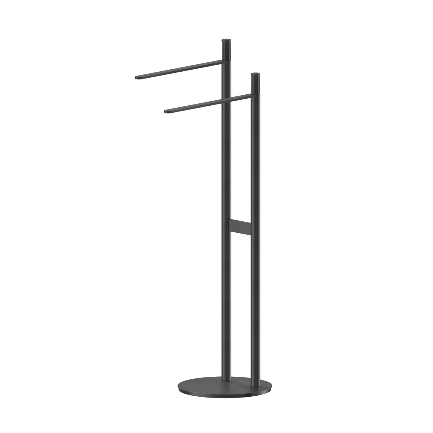 Porte-serviettes sur pied - finition PVD Brushed Gun Metal