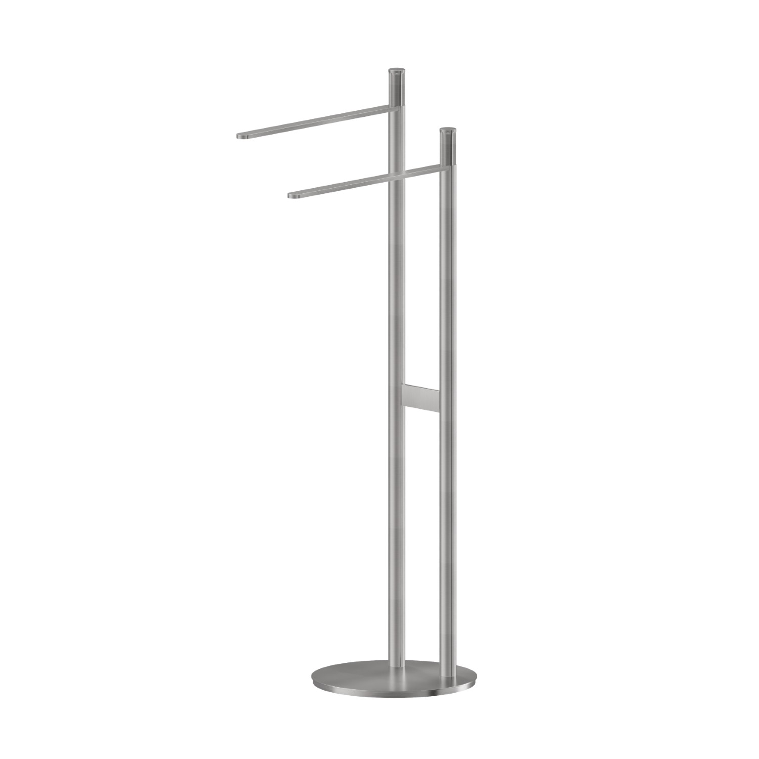 Porte-serviettes sur pied - finition PVD Brushed steel