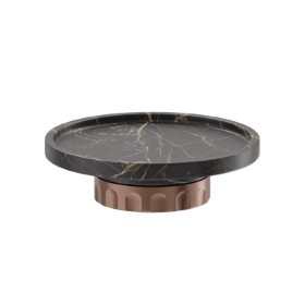 Porta sapone da appoggio. Marmo Saint Lauren - finitura PVD Brushed Copper Bronze