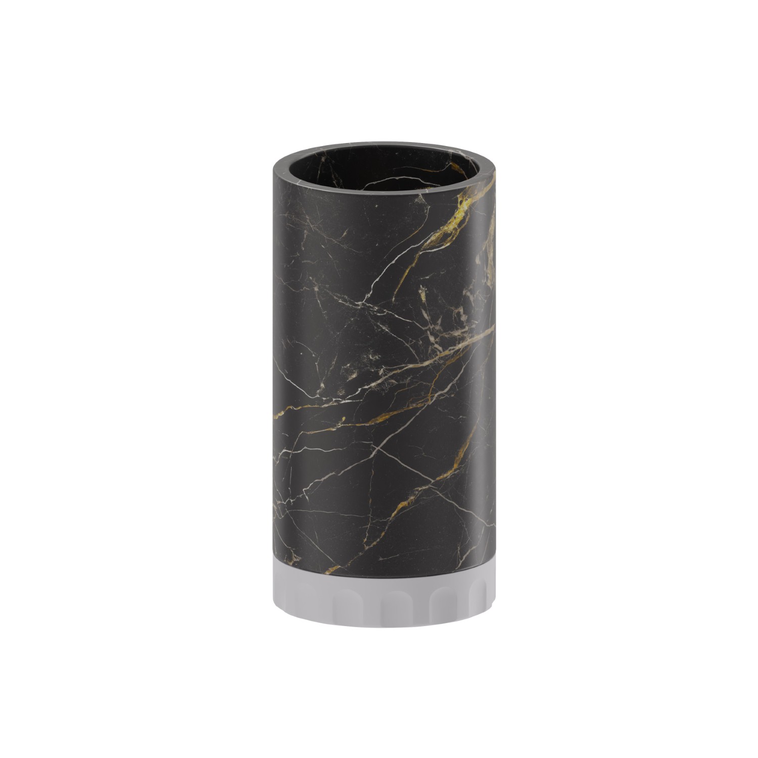 Porte-gobelet. Marbre noir - finition Matt White