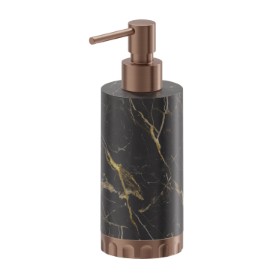 Dosa sapone da appoggio. Marmo Saint Lauren - finitura PVD Brushed Copper Bronze