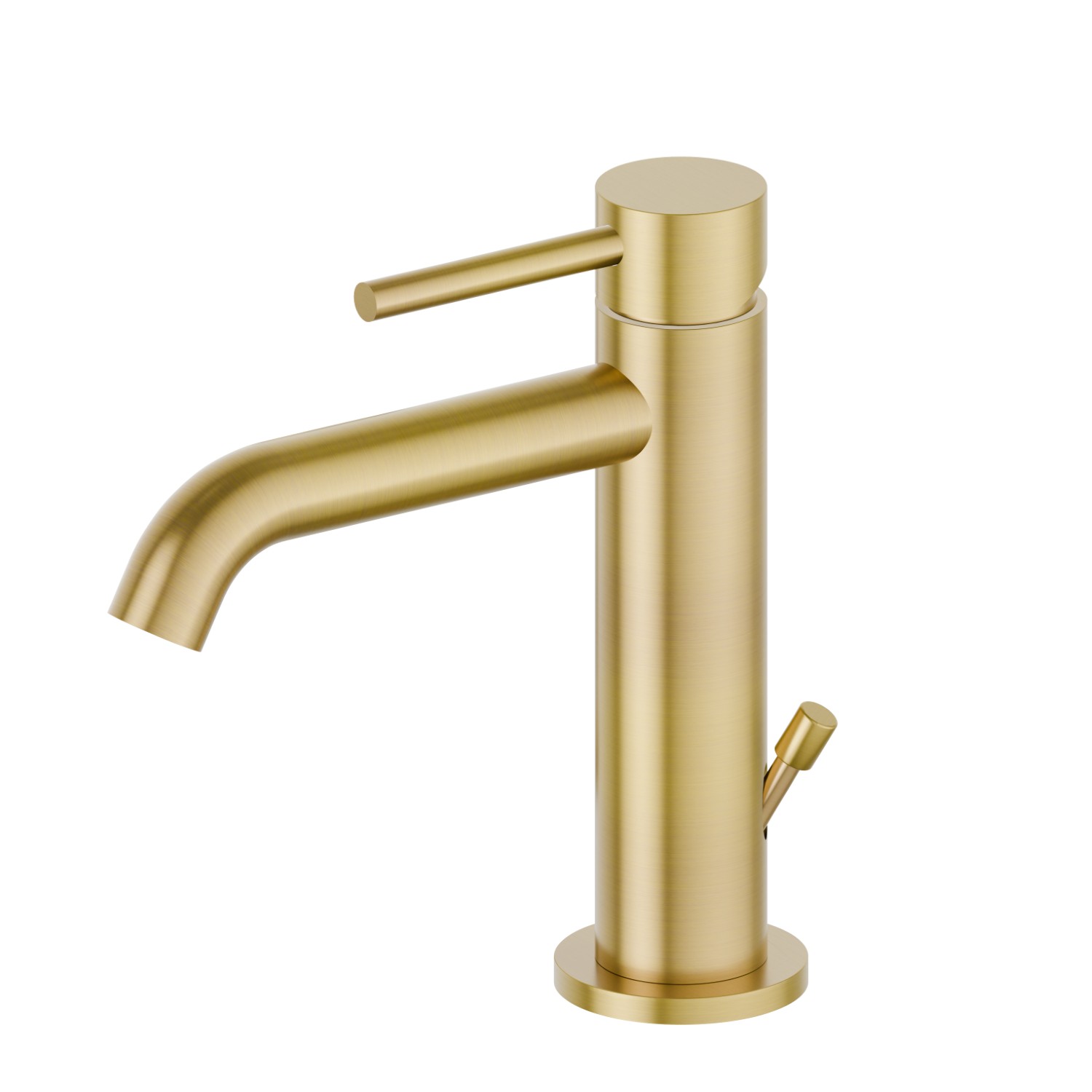 Single lever basin mixer - finish PVD Brushed Gold