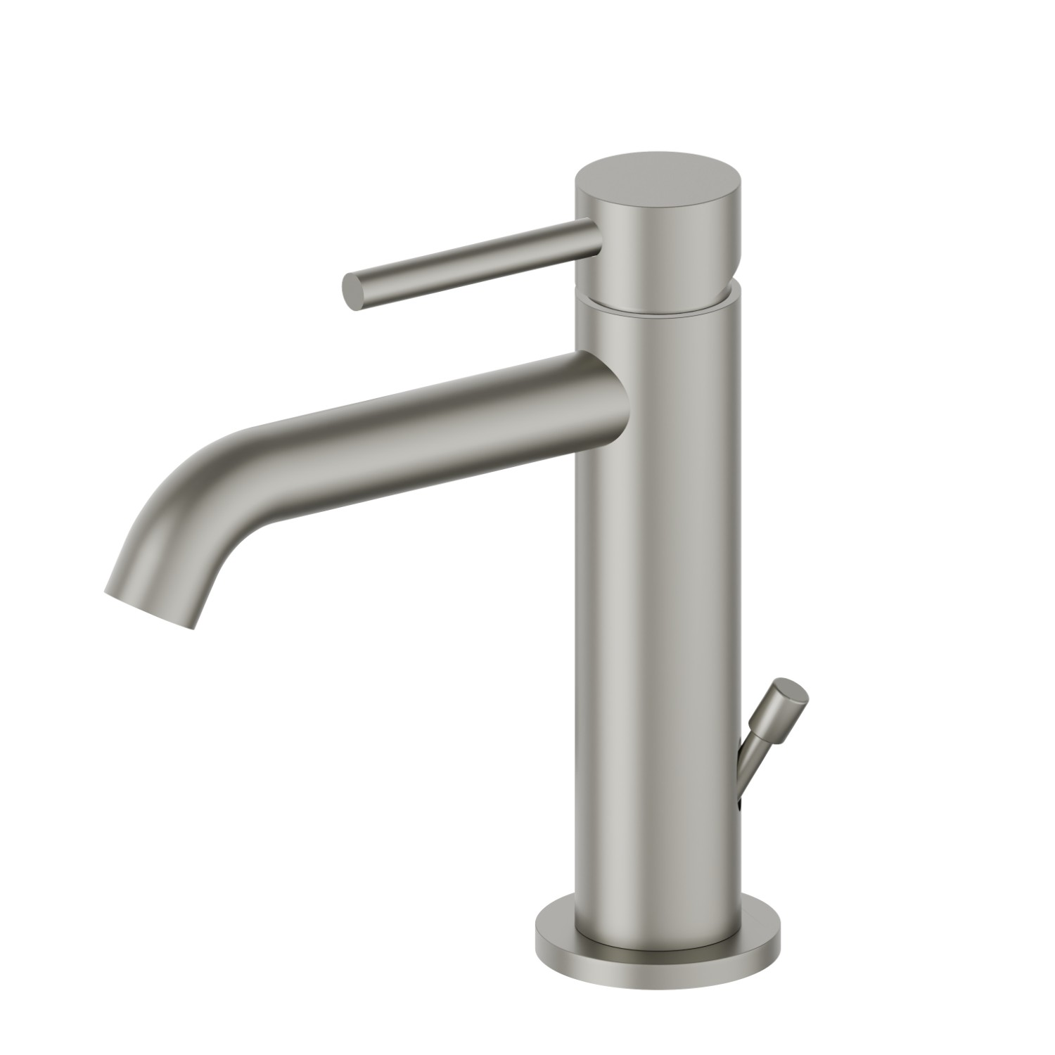 Single lever basin mixer - finish Titanium Satin