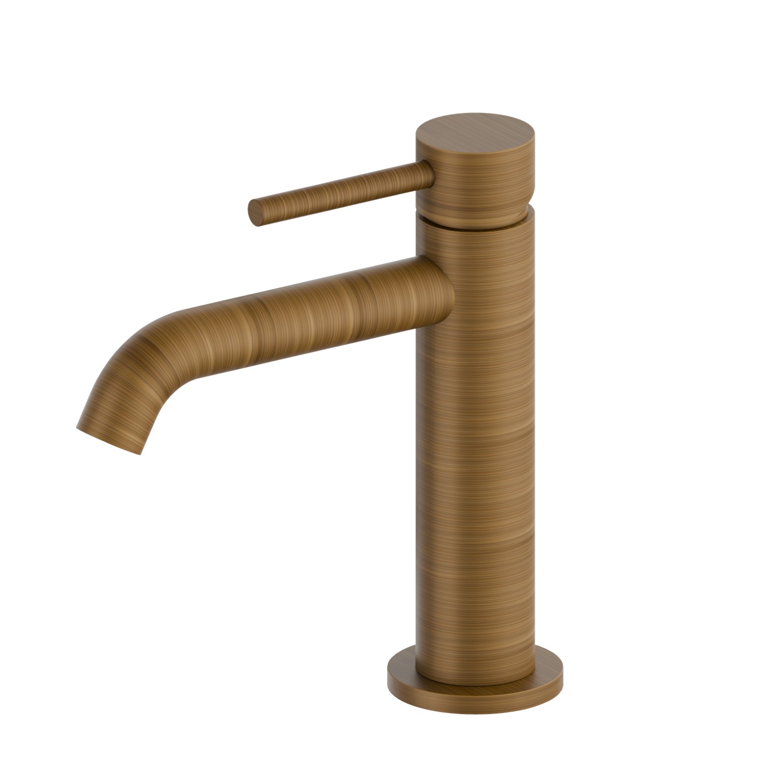 Single lever basin mixer - finish Groove Bronze
