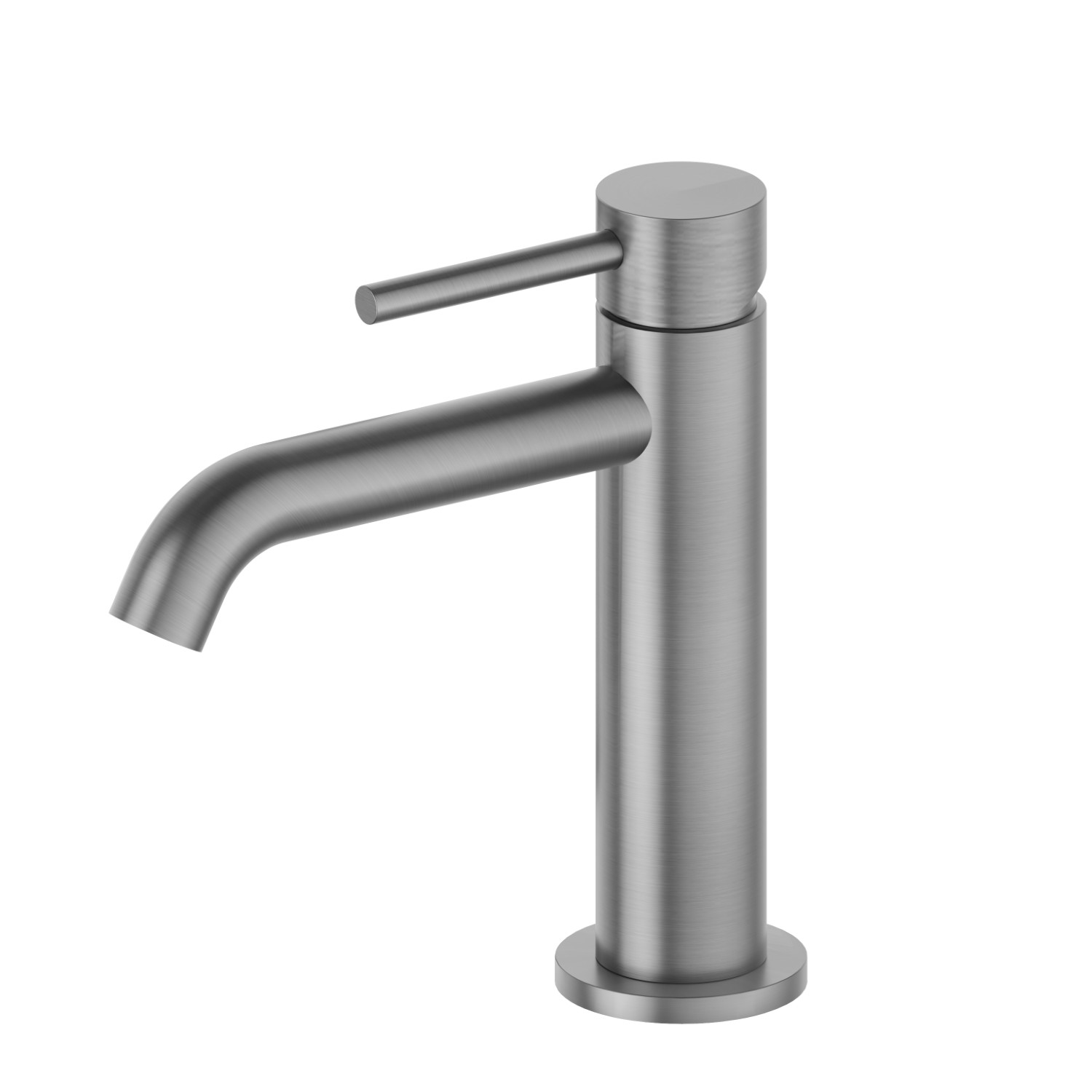 Single lever basin mixer - finish PVD Brushed Gun Metal